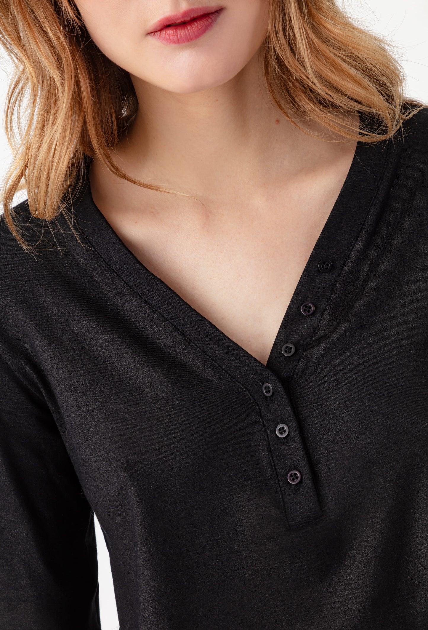Tee-shirt Stella manches longues noir irisé 2