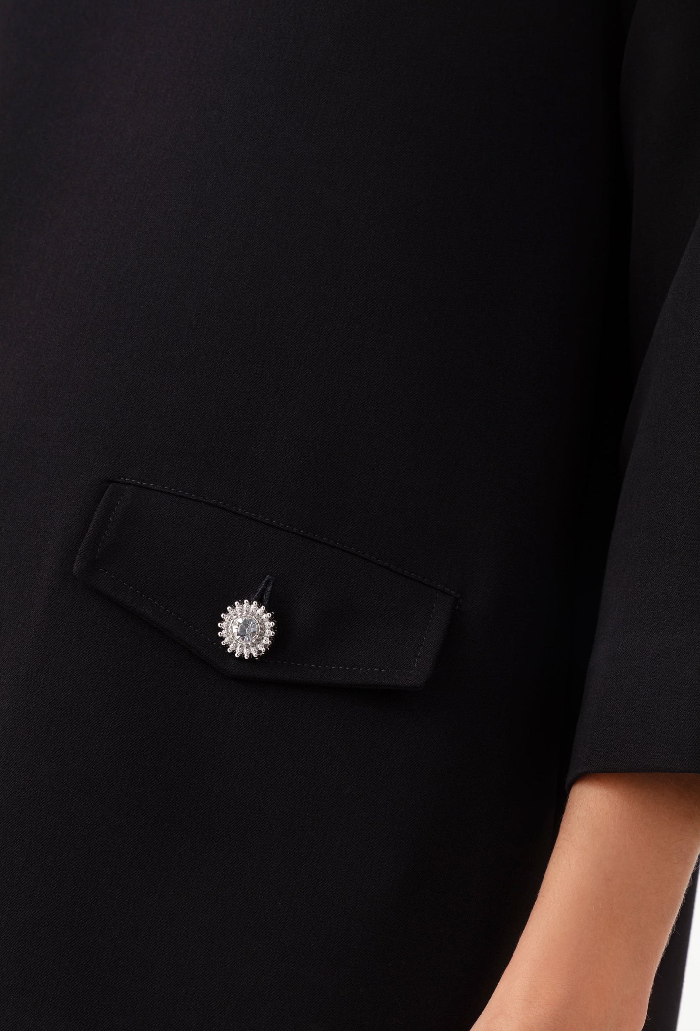 Robe courte Indiana noire 3