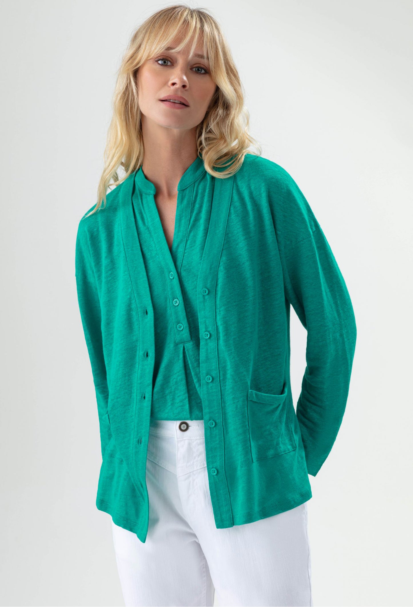 Gilet Divinité turquoise 1