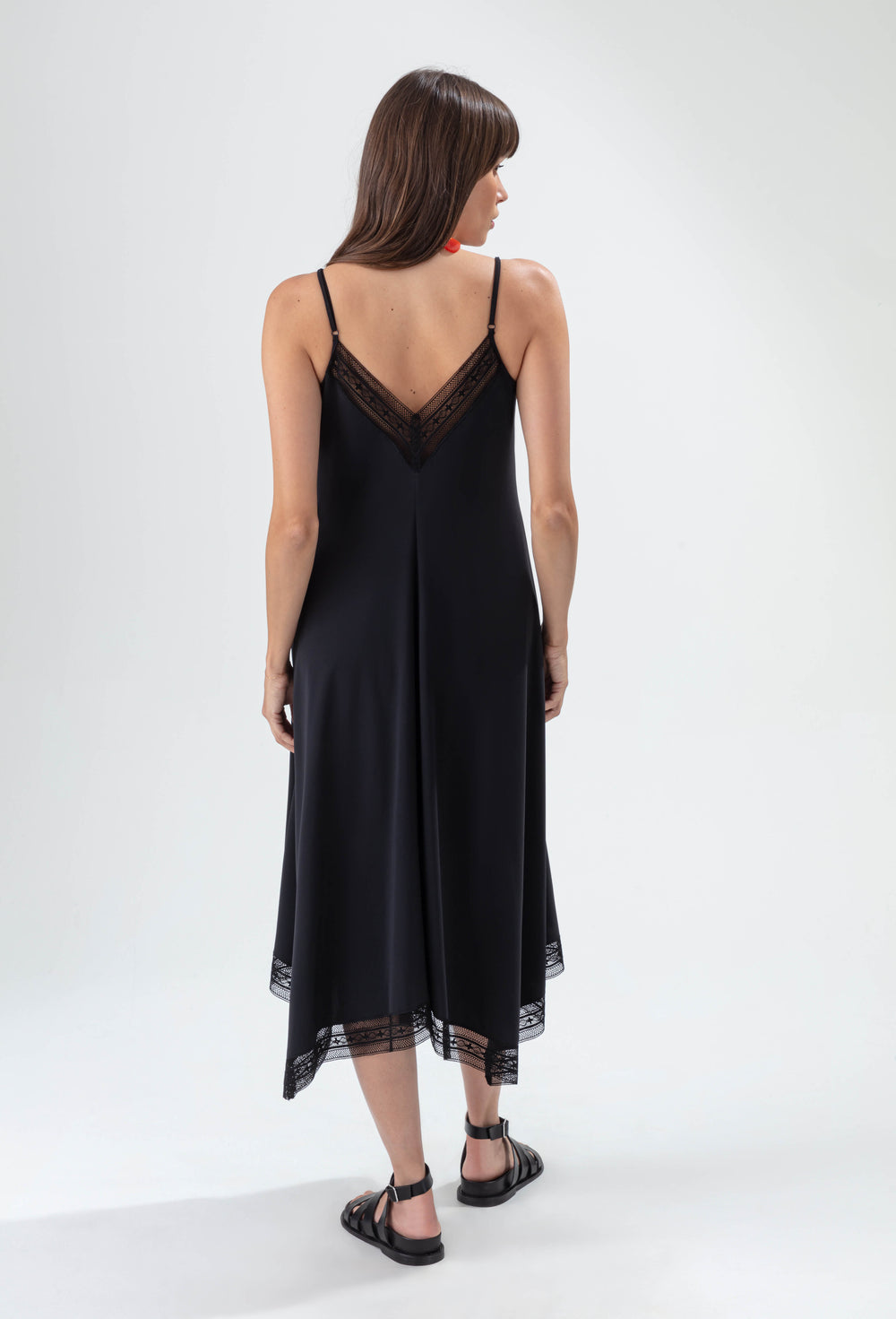 Robe Sunset noire en jersey technique 5