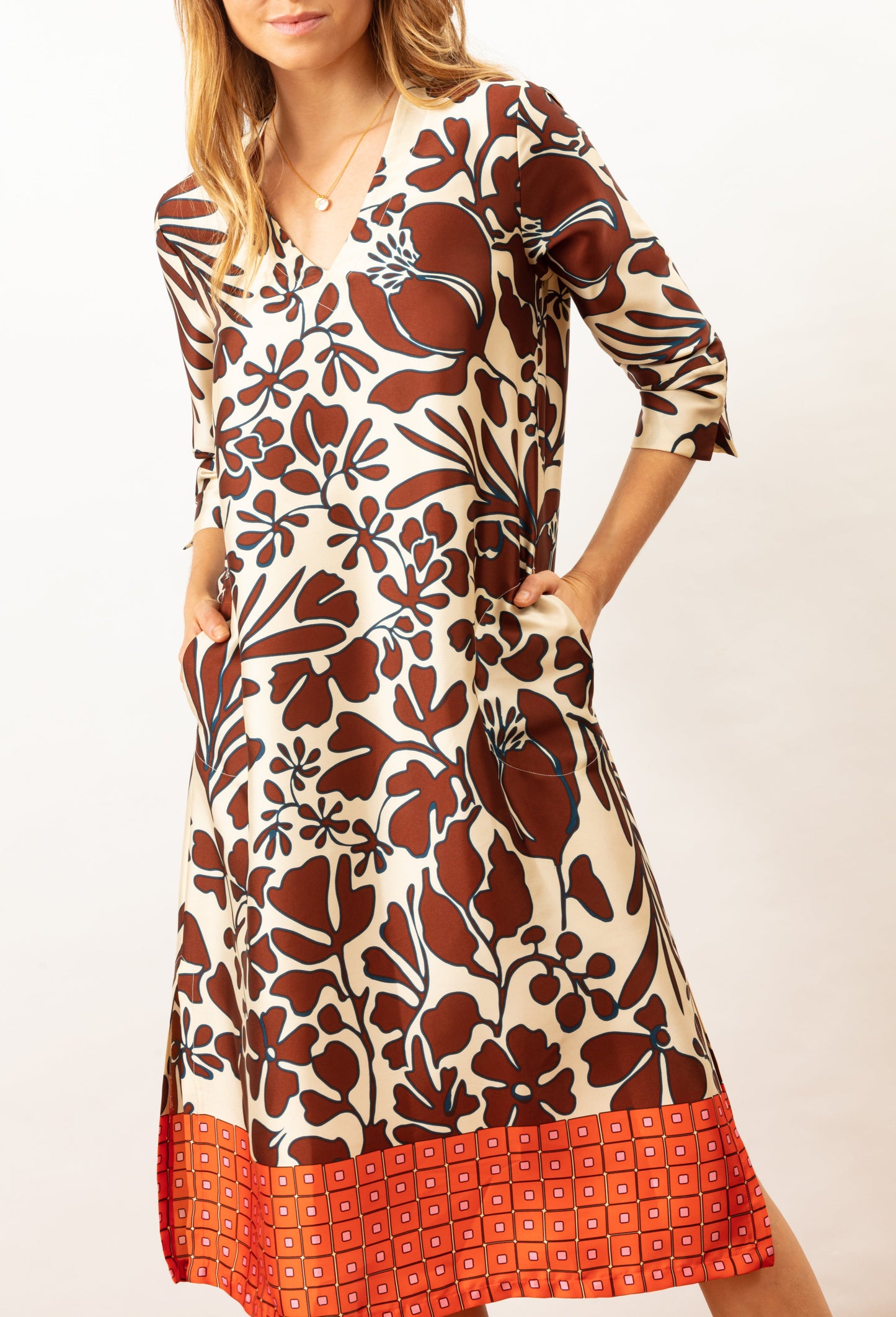 Robe Ornella imprimée 1