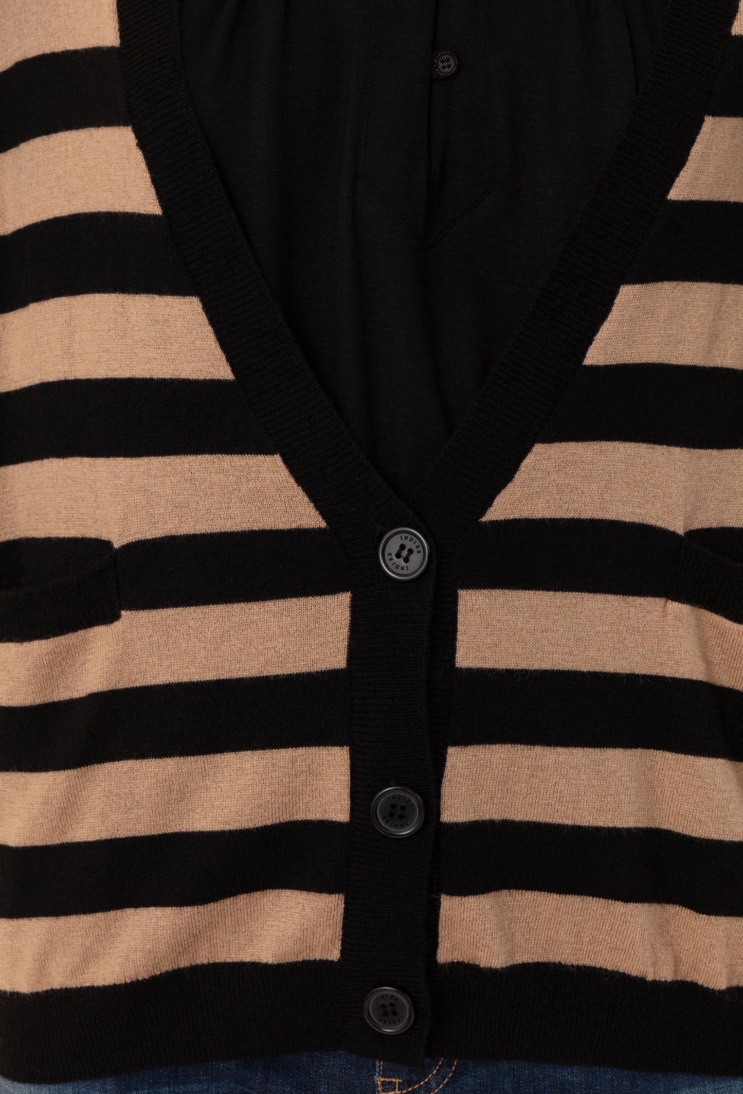 Gilet Lena rayé 50% laine 3