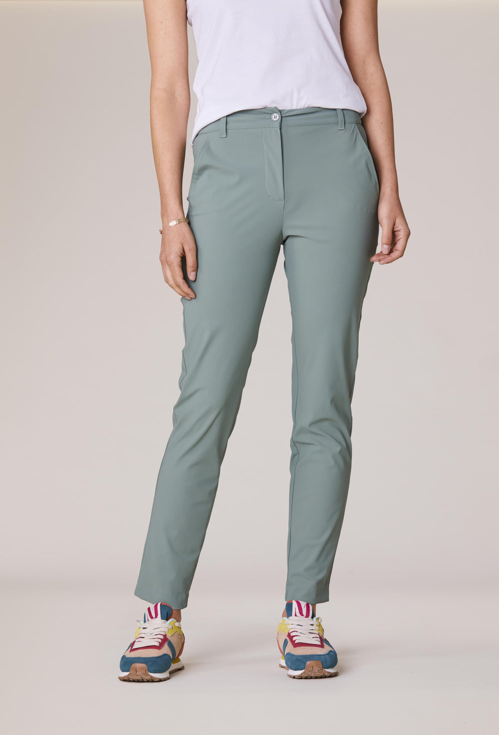 Pantalon Pony en jersey technique argile 2