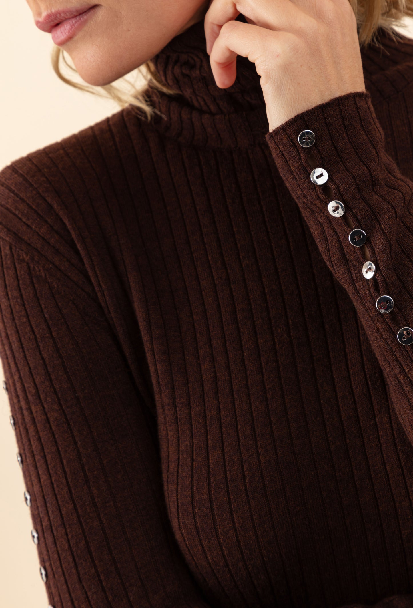 Pull Kris marron 50% laine 3