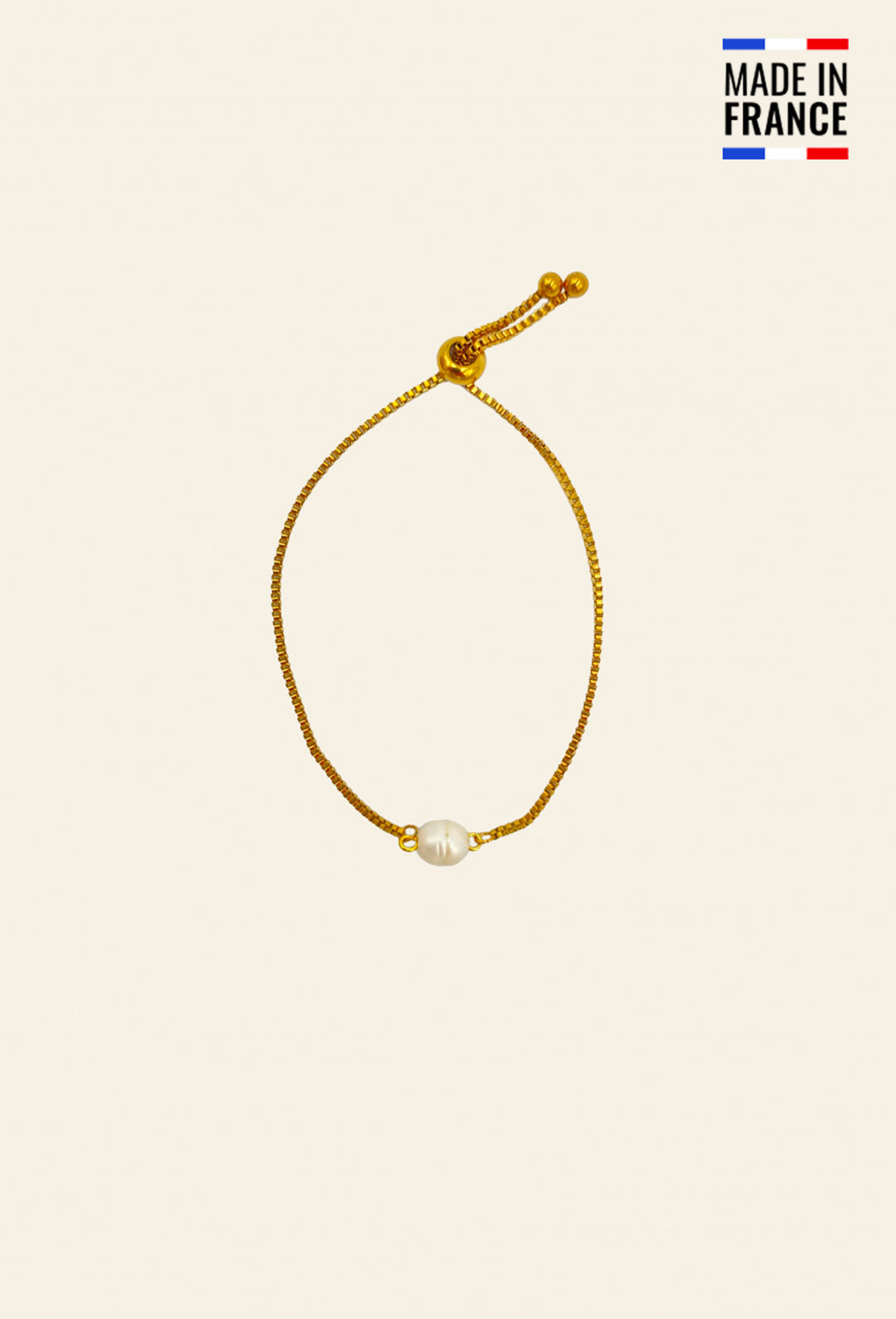 Bracelet TRAMONTANE Perle Blanche 3