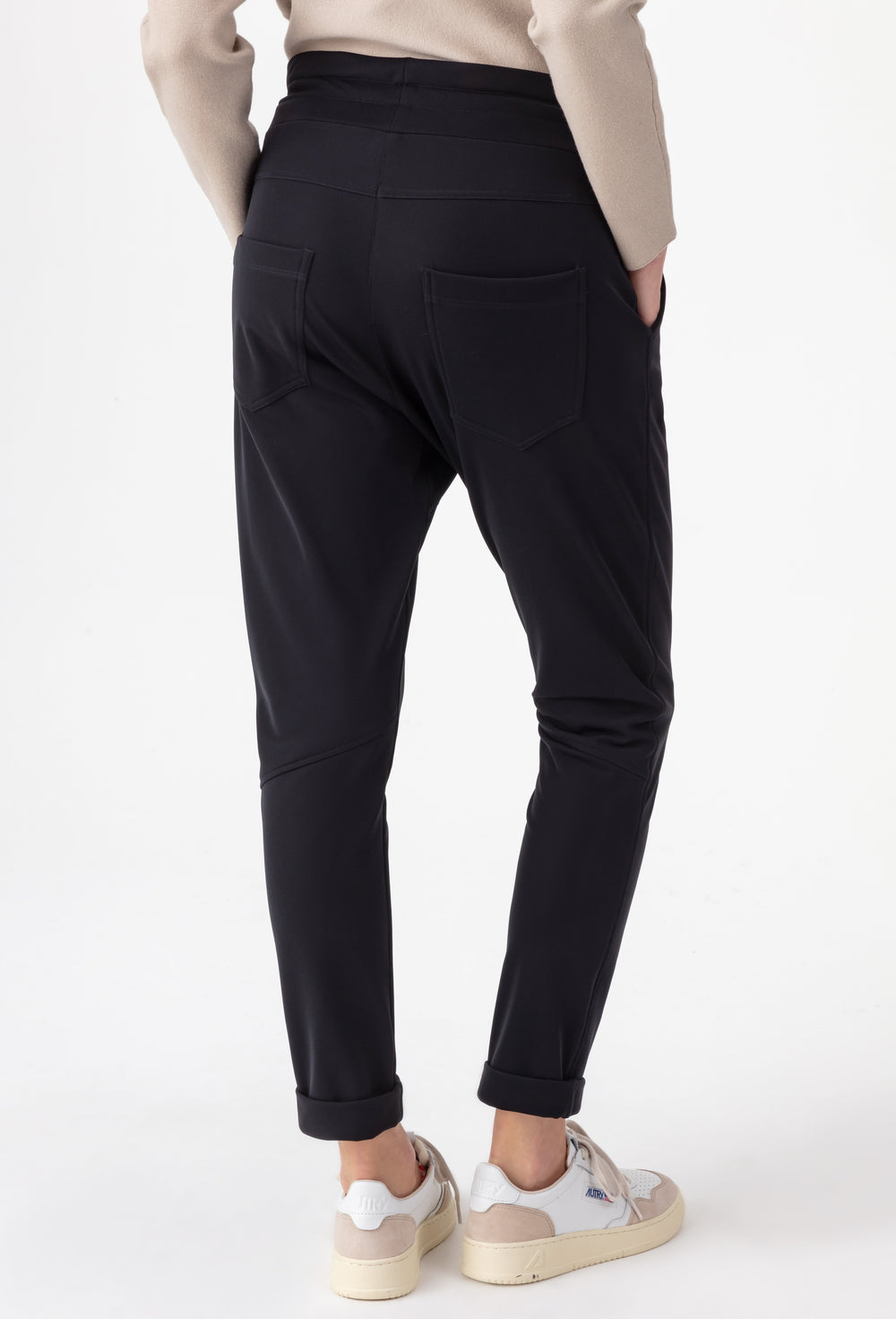 Pantalon jogpant Arsene noir en jersey technique 3