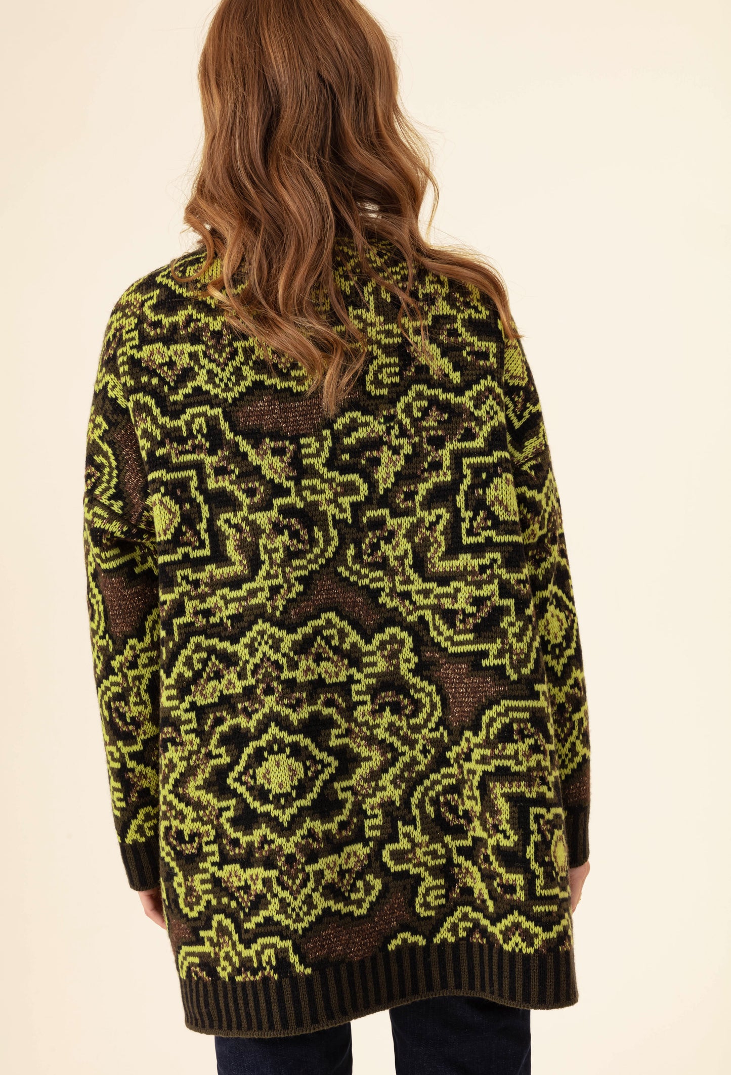 Gilet Martin imprimé graphique 50% laine 3