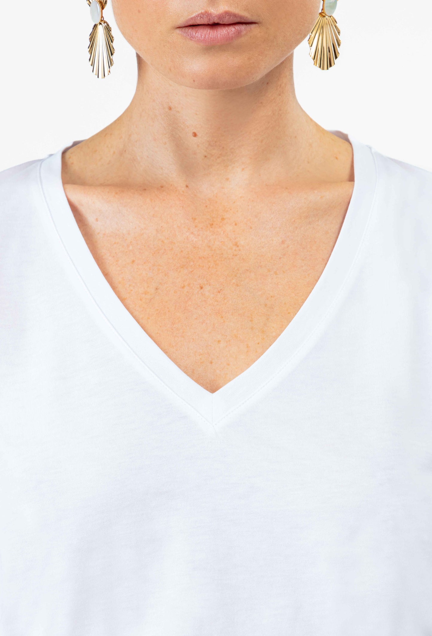 Tee-shirt Enzo blanc 100% coton 2