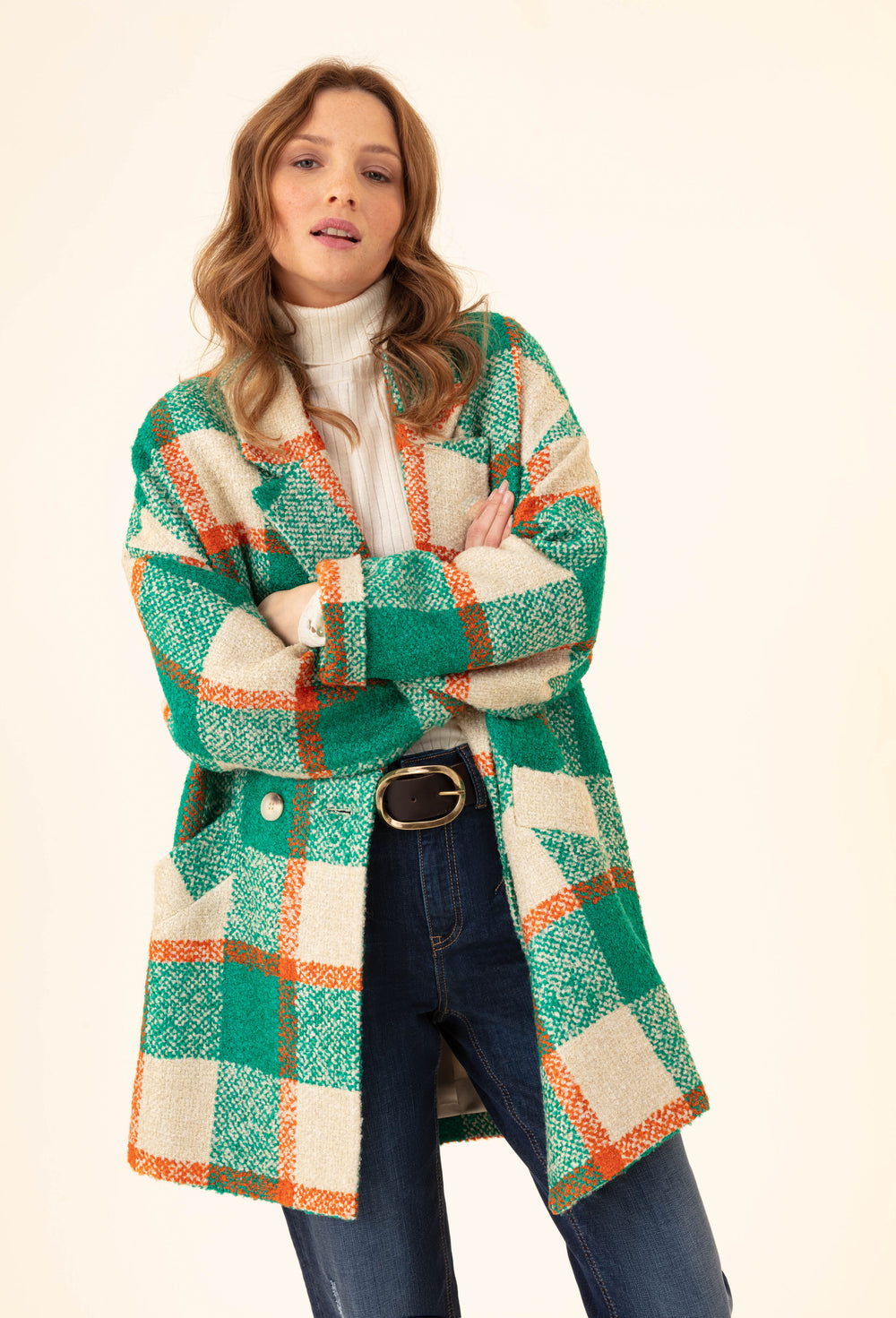 Manteau à carreaux Lucia 1