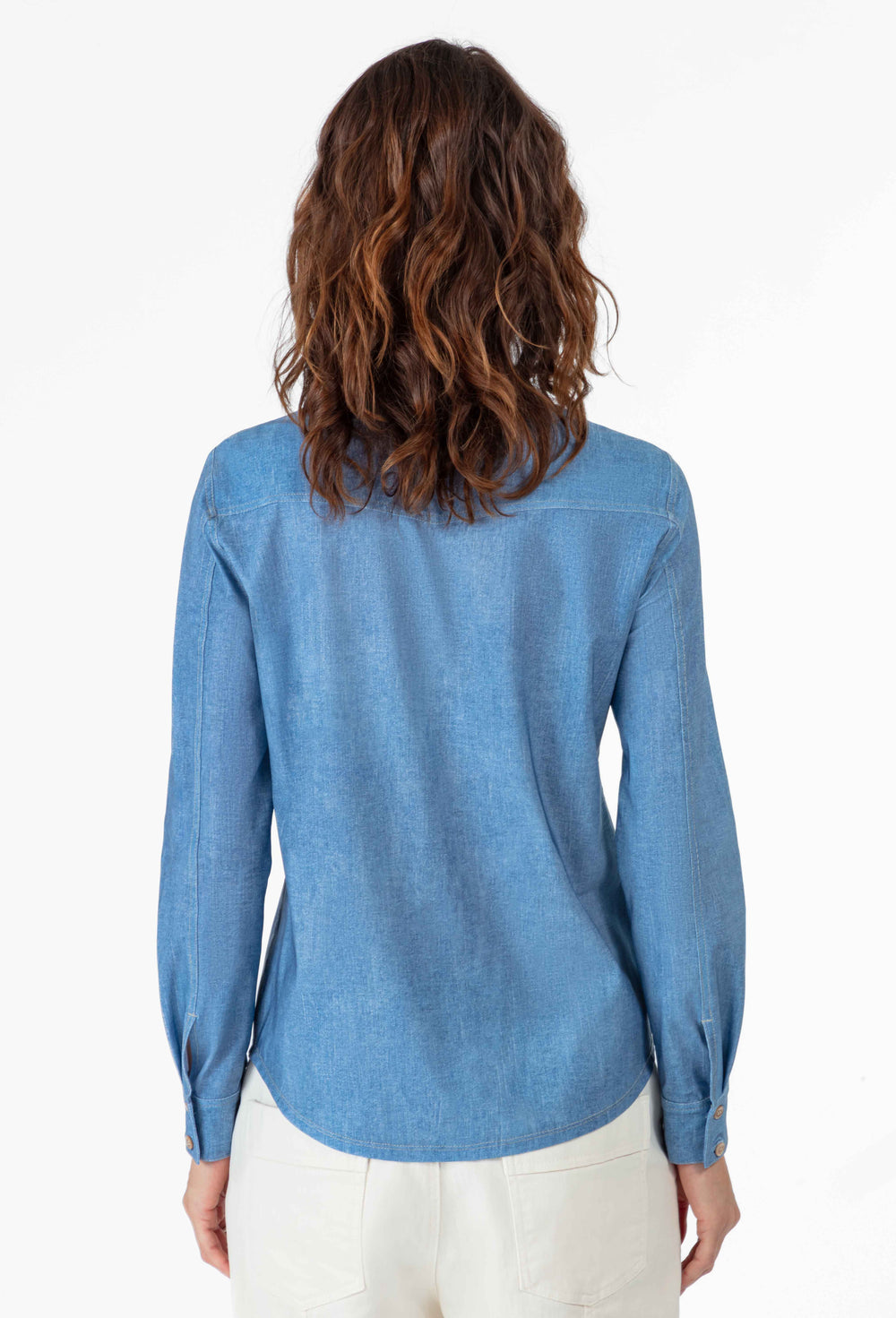 Chemise Lou en jersey technique denim 4
