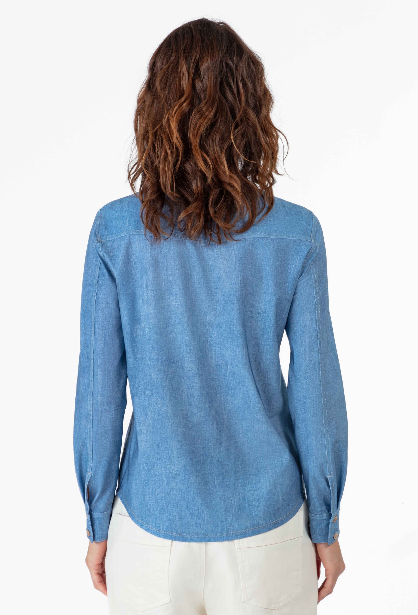 Chemise Lou en jersey technique denim 4