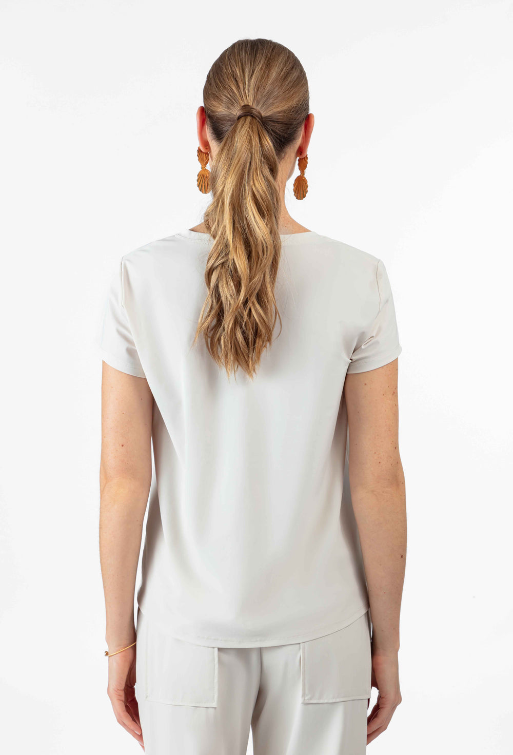 T-shirt Linda en jersey technique galet 3