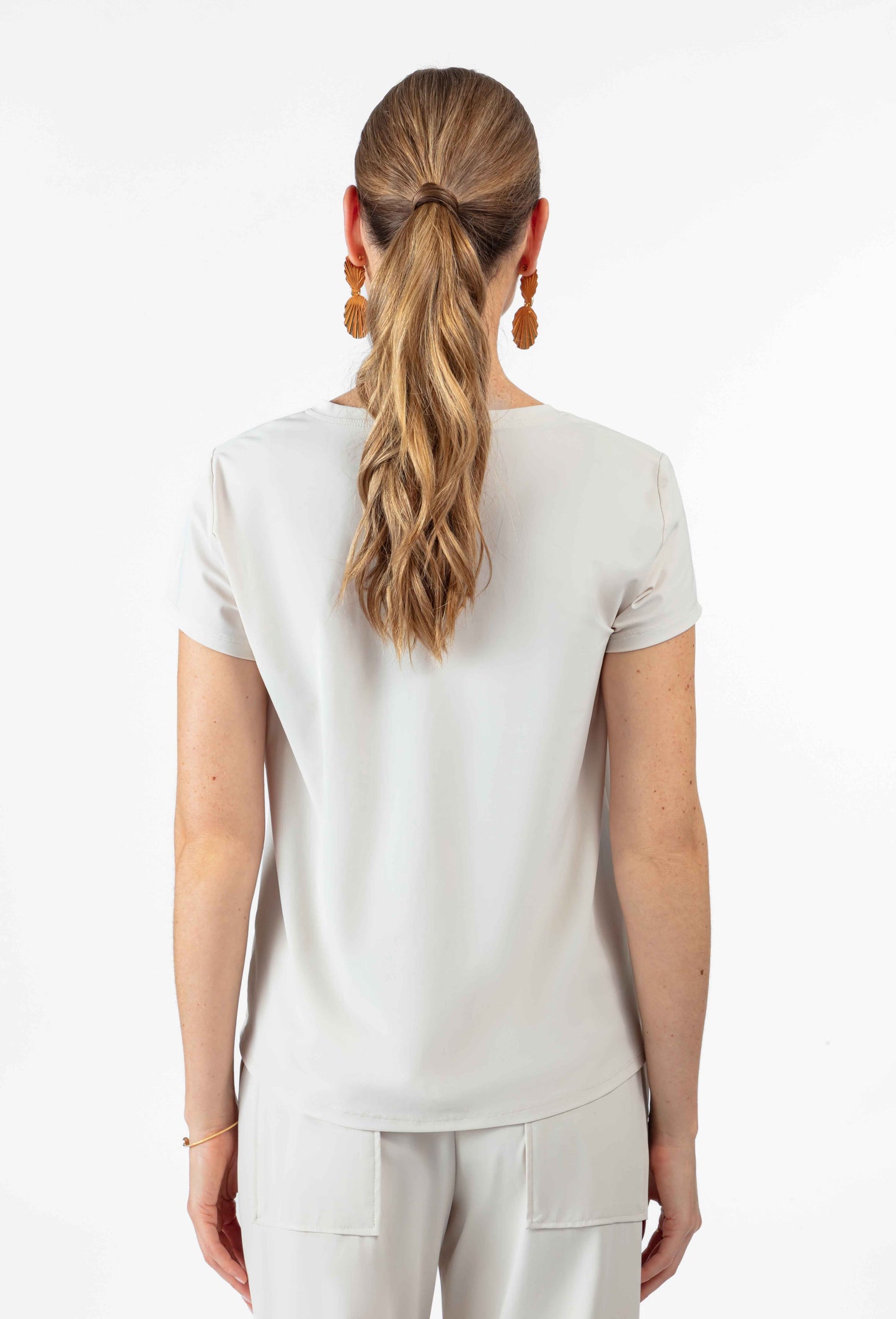 T-shirt Linda en jersey technique galet 3