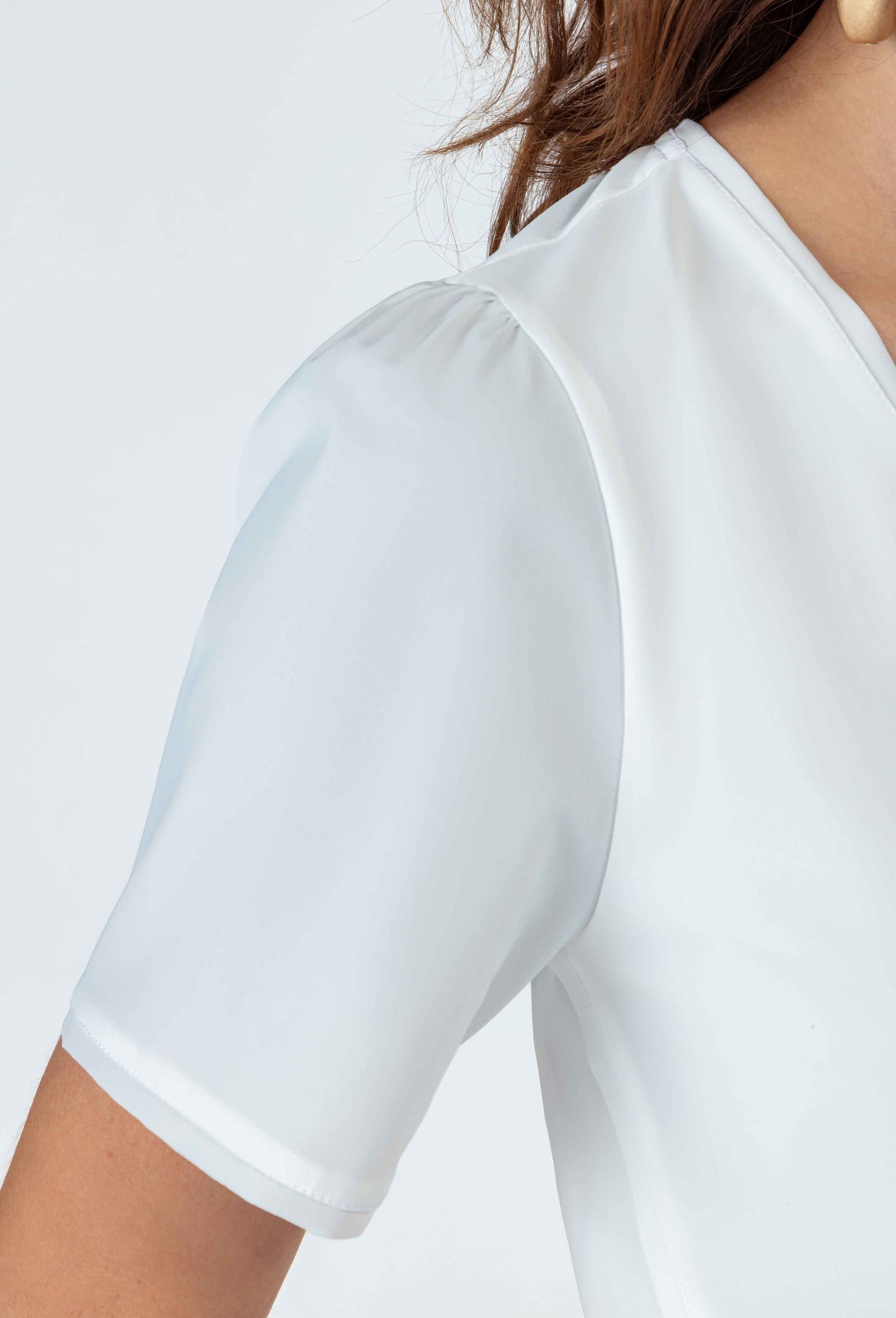 T-shirt Anae en jersey technique blanc 2