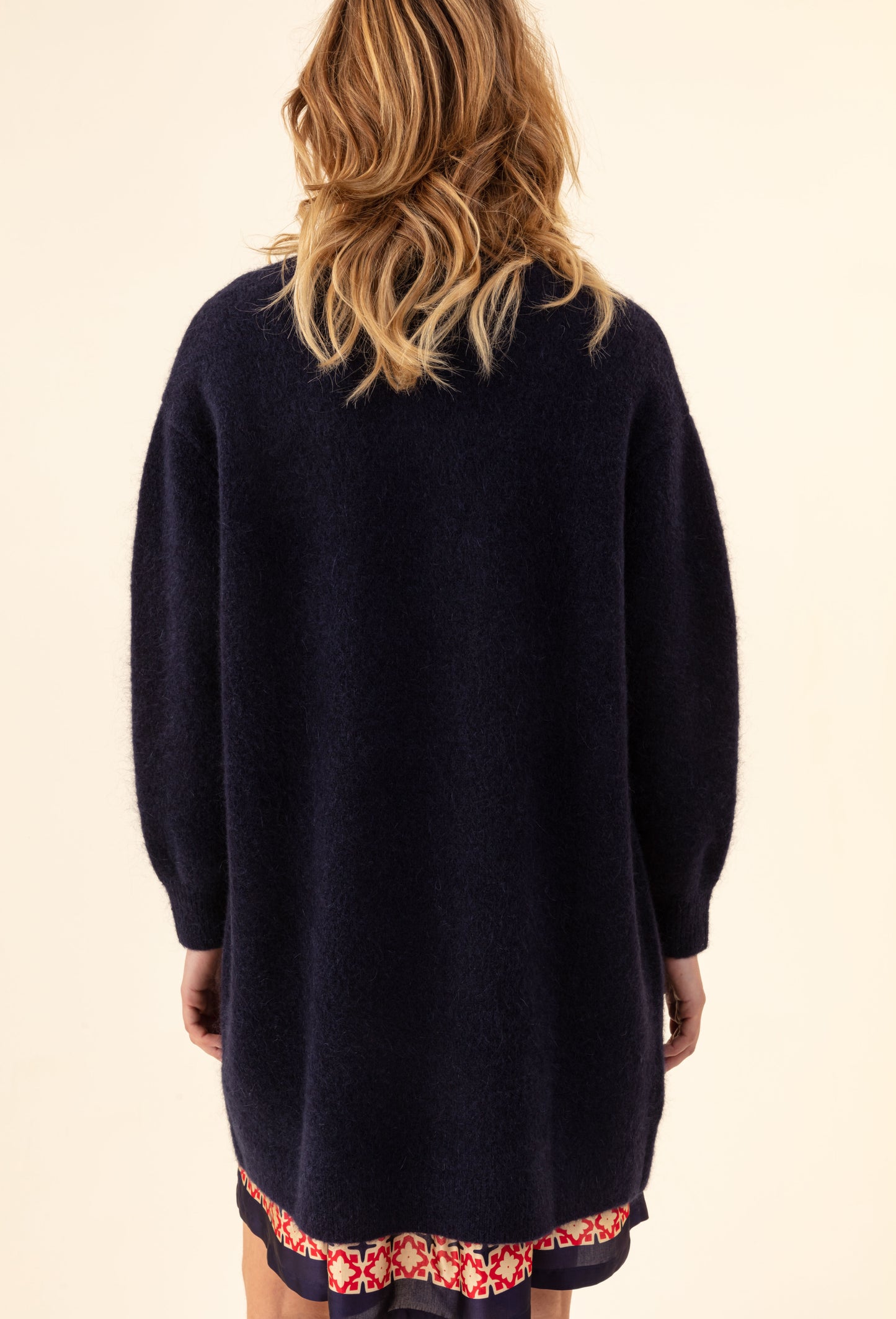 Gilet Nola bleu marine 66% laine 3