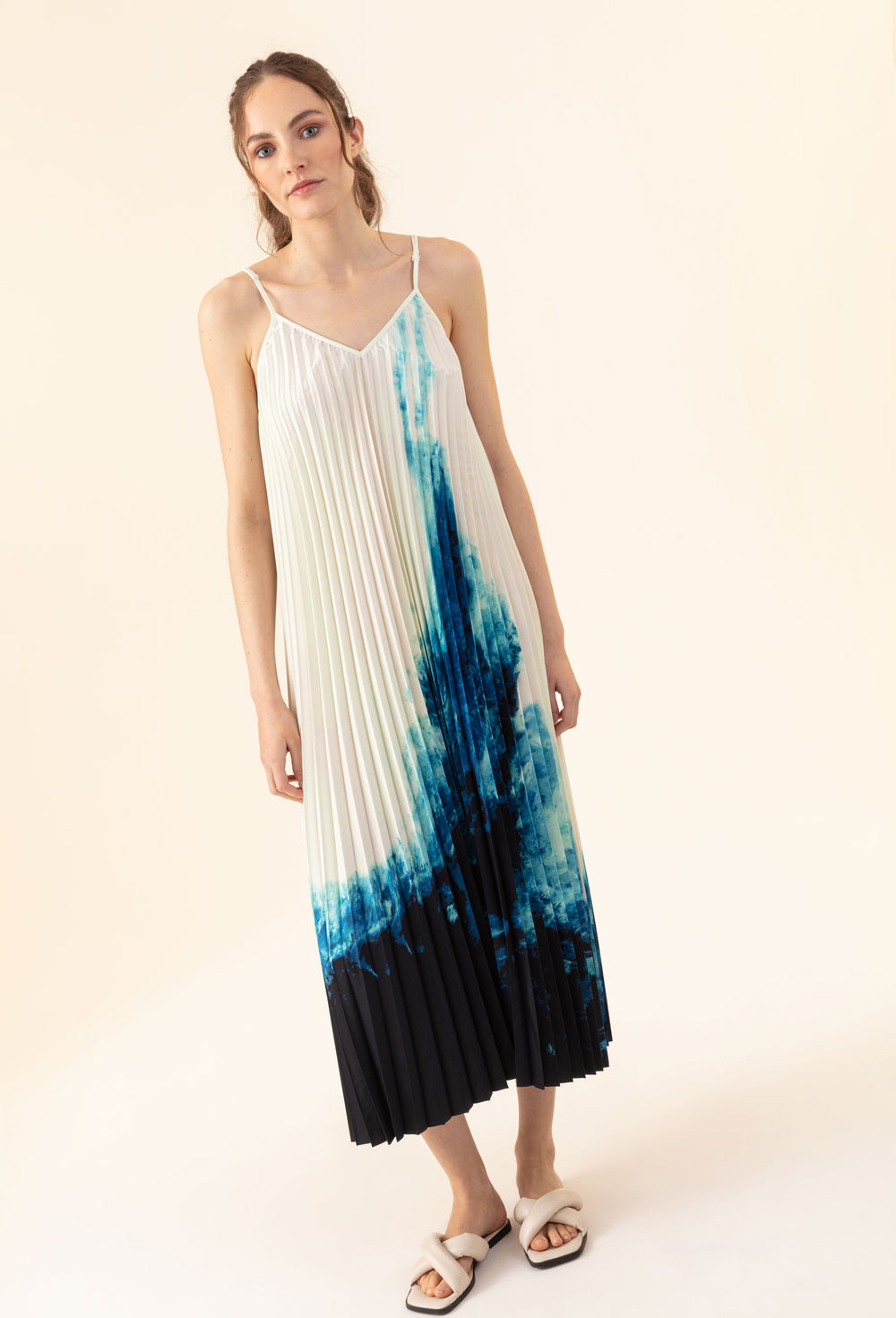 Robe Lagune plissée 2