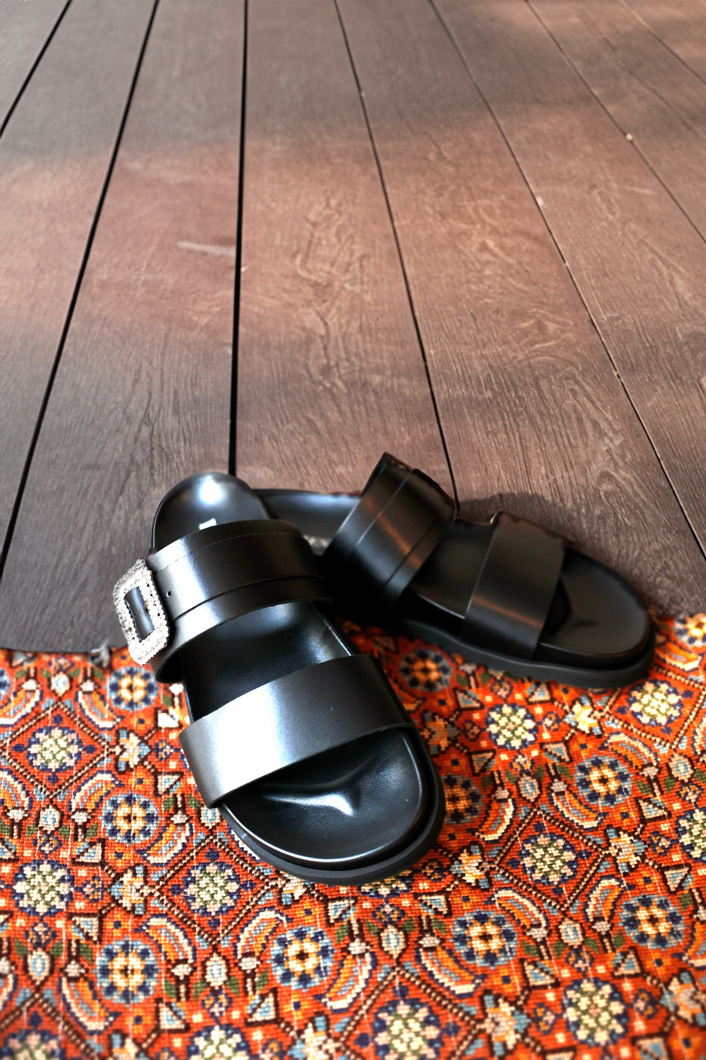 Sandales Corfou noires 2
