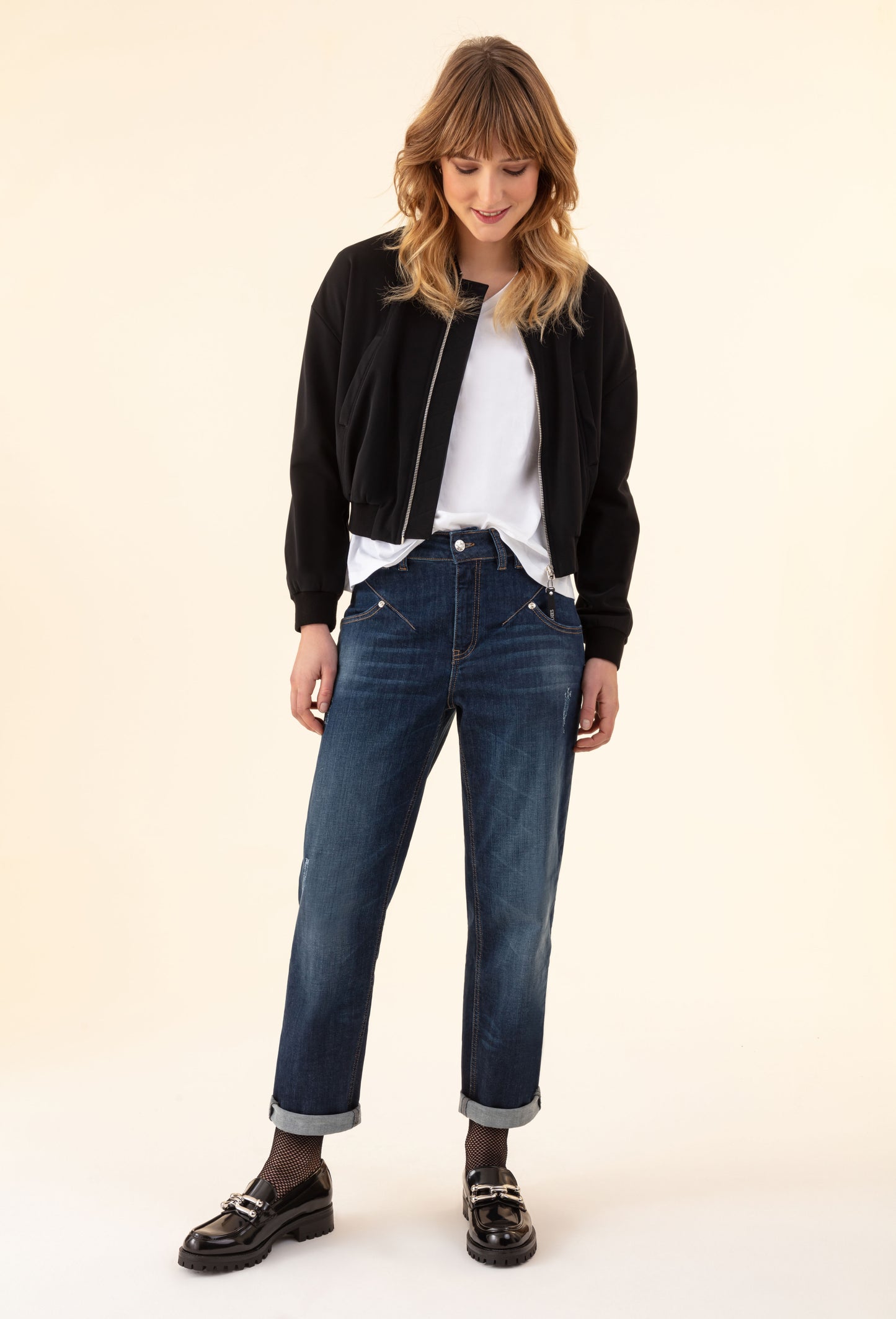 Blouson Briston noir en jersey technique 2