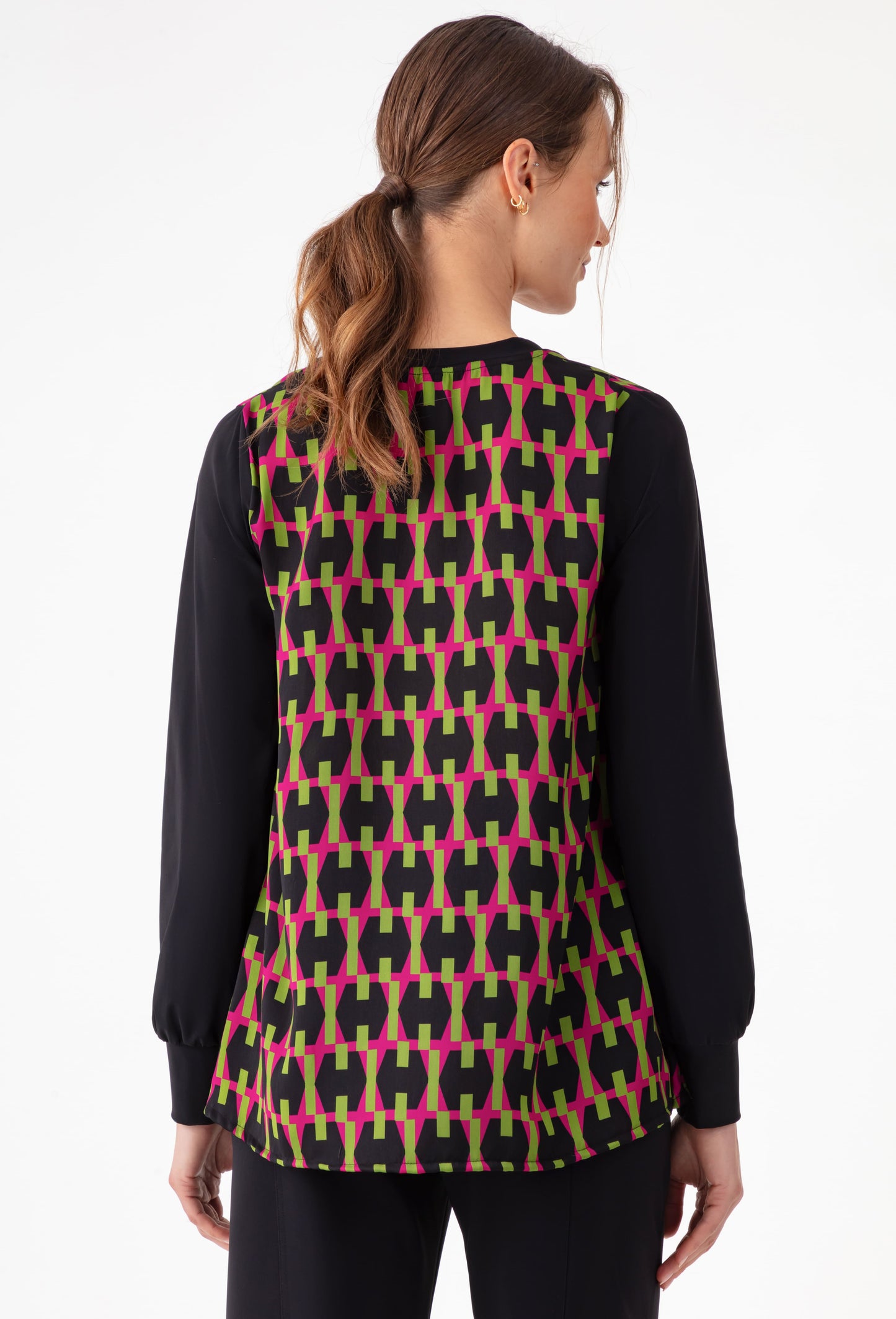 Blouse Winnie mix de matières 2