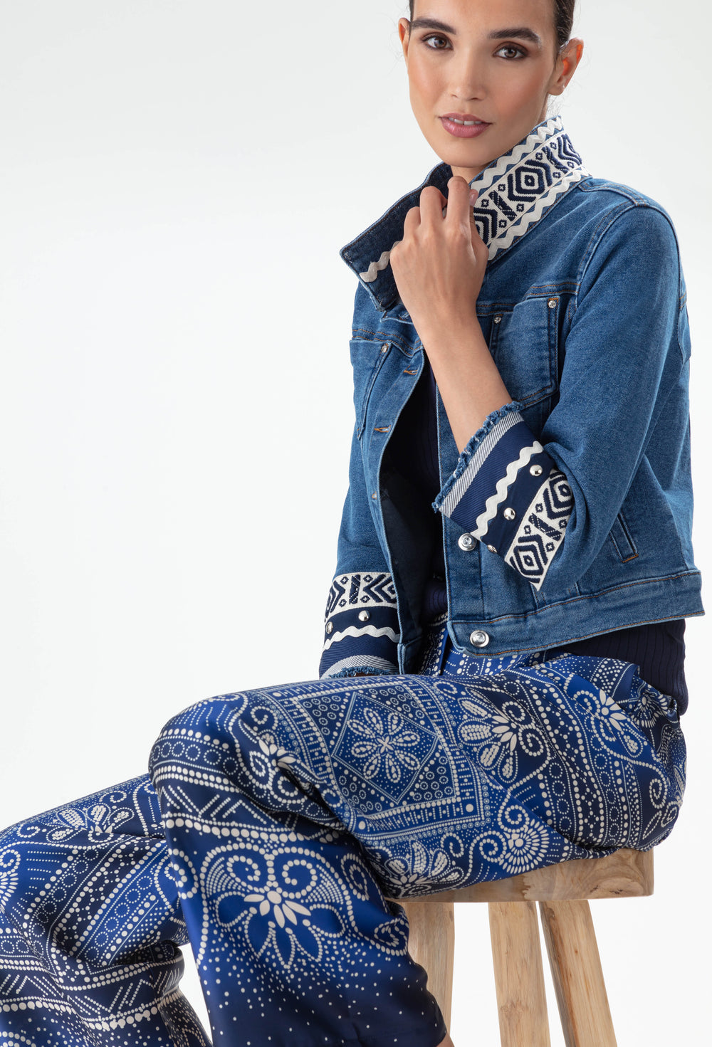 Pantalon fluide Gaultier imprimé 5