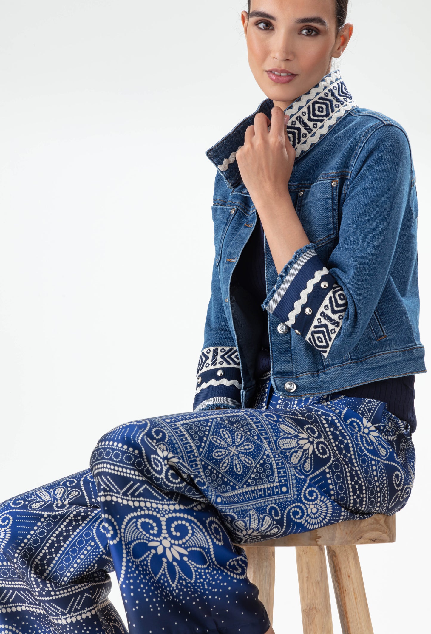 Pantalon fluide Gaultier imprimé 5