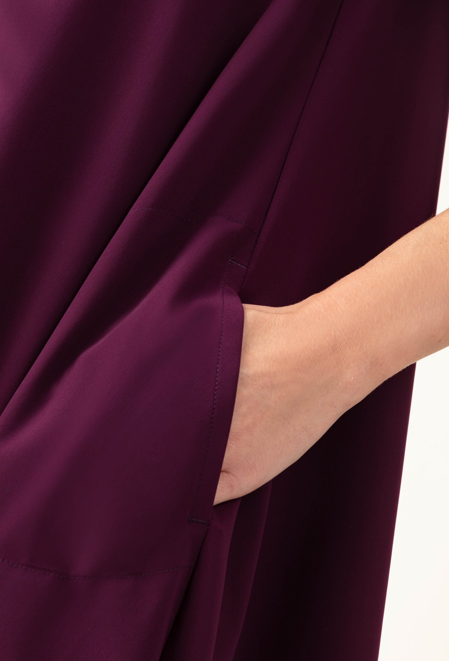 Robe Owen prune en jersey technique 4