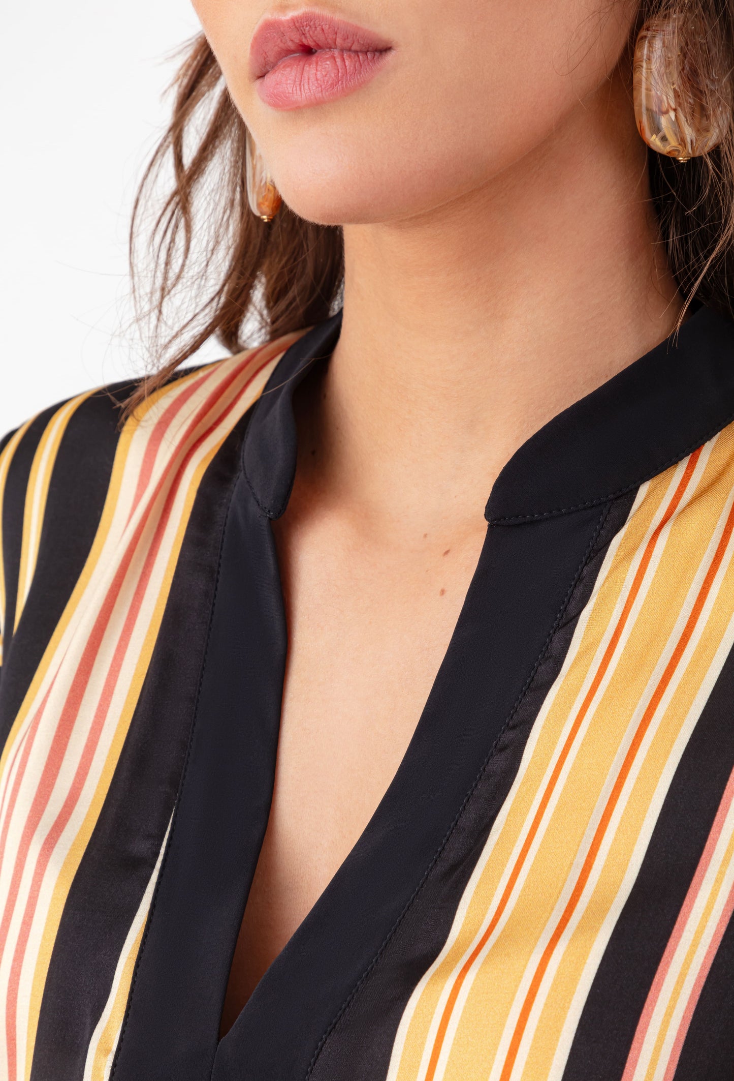 Robe longue ceinturée Narcisse 2