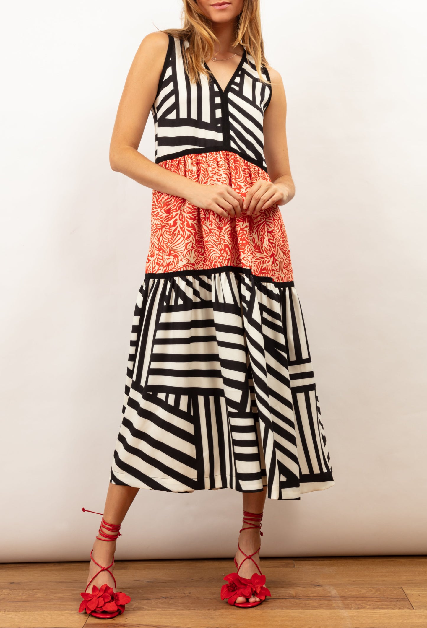 Robe longue Grazia imprimée 1