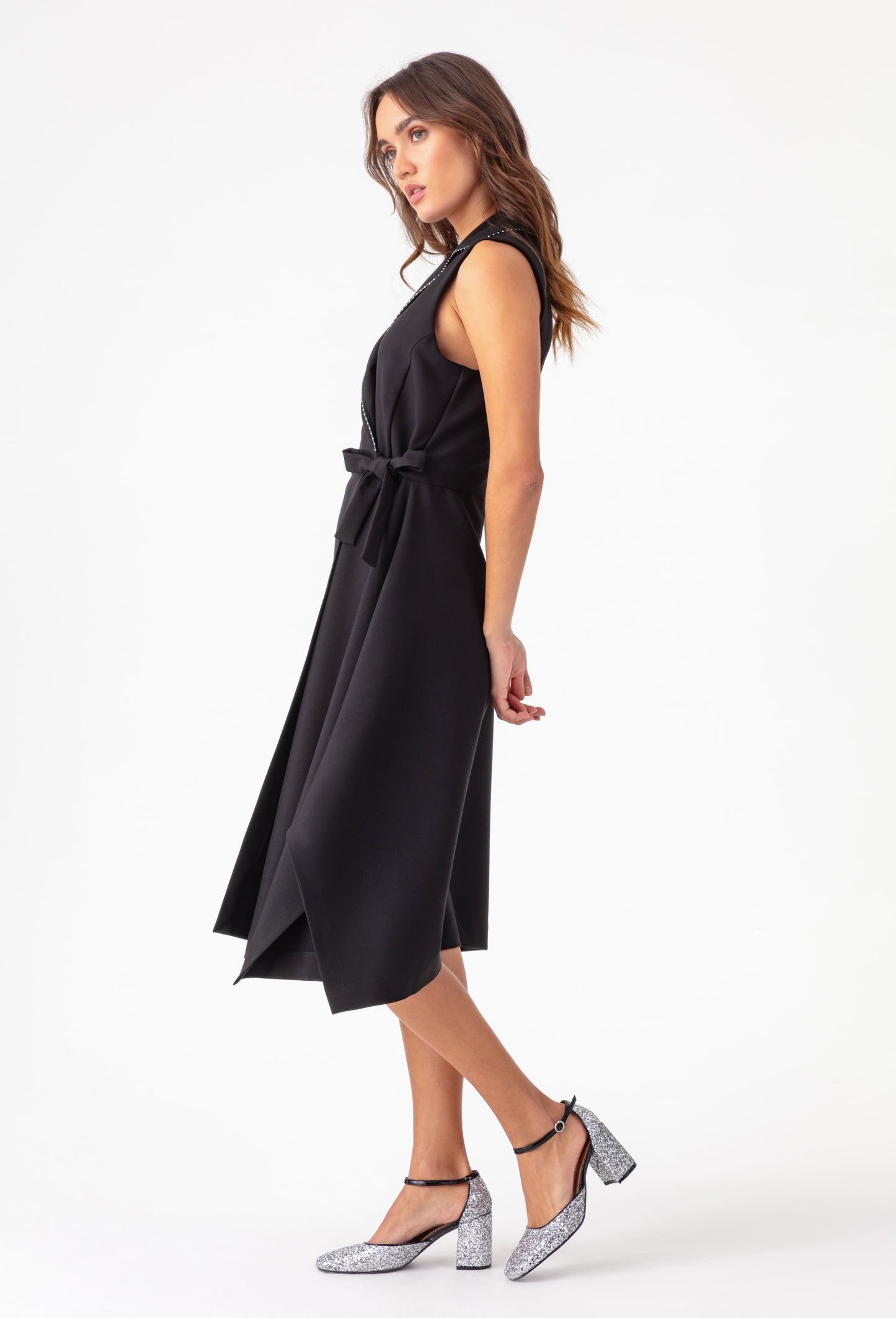 Robe portefeuille Jane noire 5