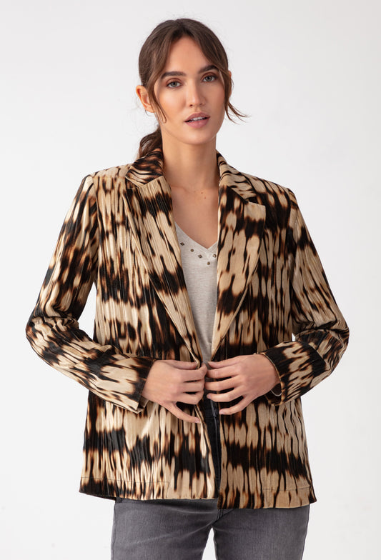 Veste de blazer Emani en velours 1