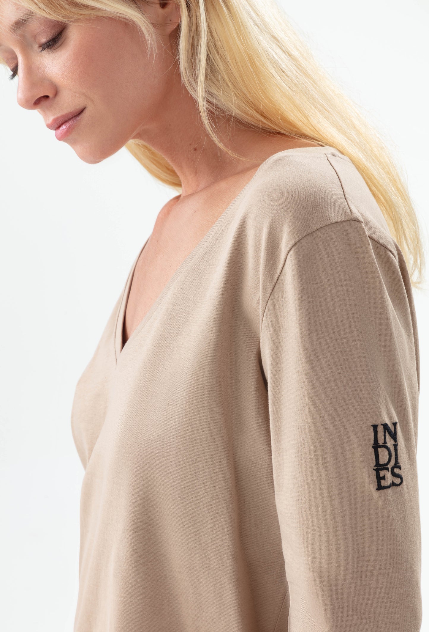 Tee-shirt Serenade en coton beige 2