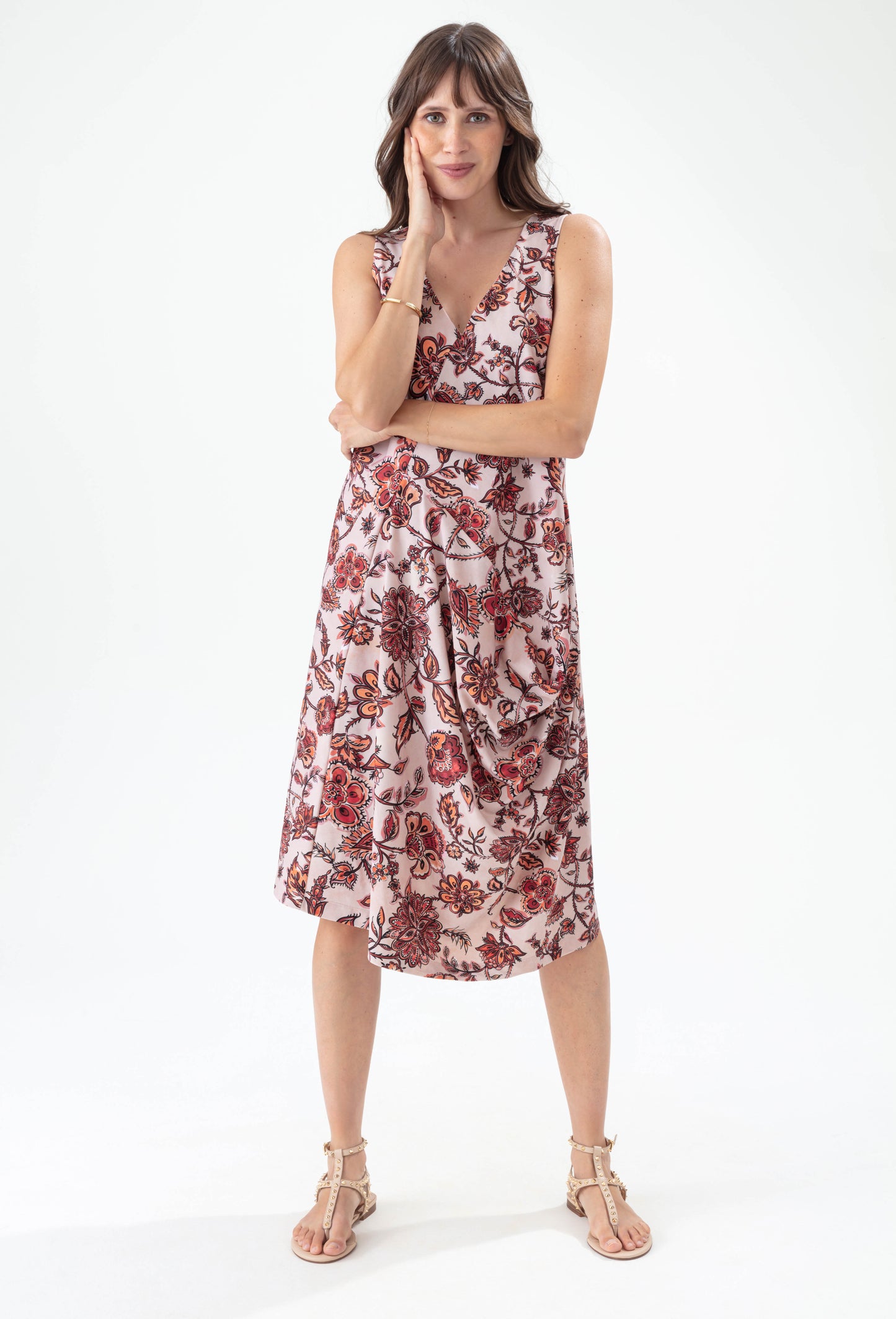 Robe Exception en jersey technique imprimé blossom 3