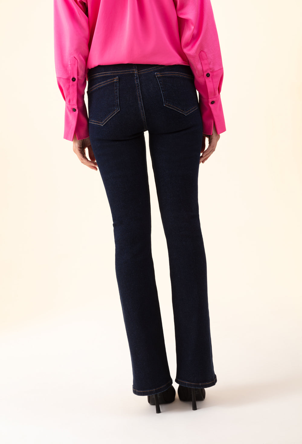 Jean Flare brut en coton 4