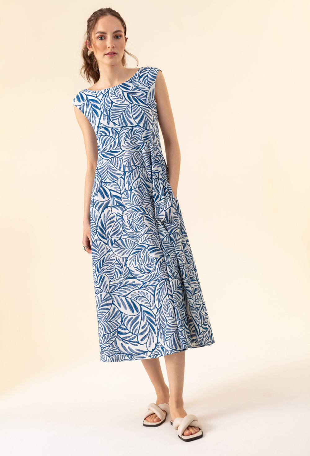 Robe Ecume imprimé fleuri 1