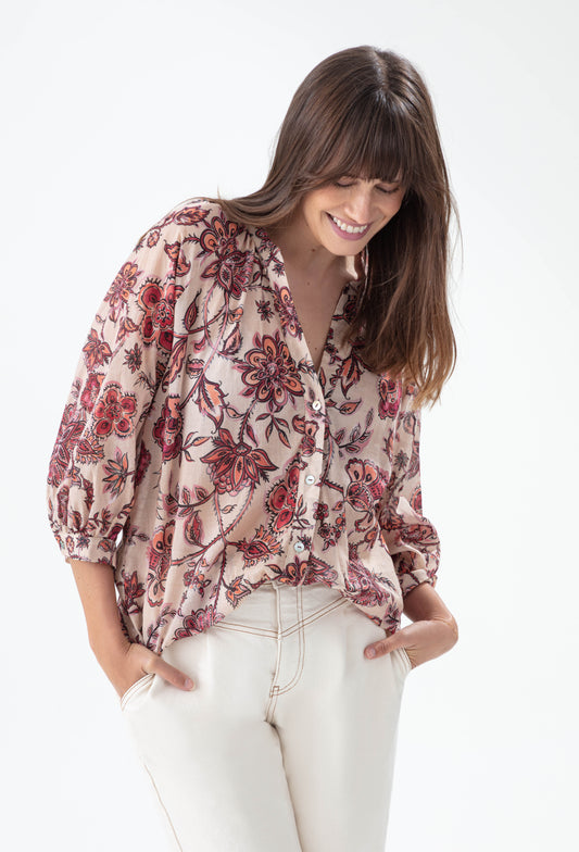 Chemise Diamant imprimé blossom 1