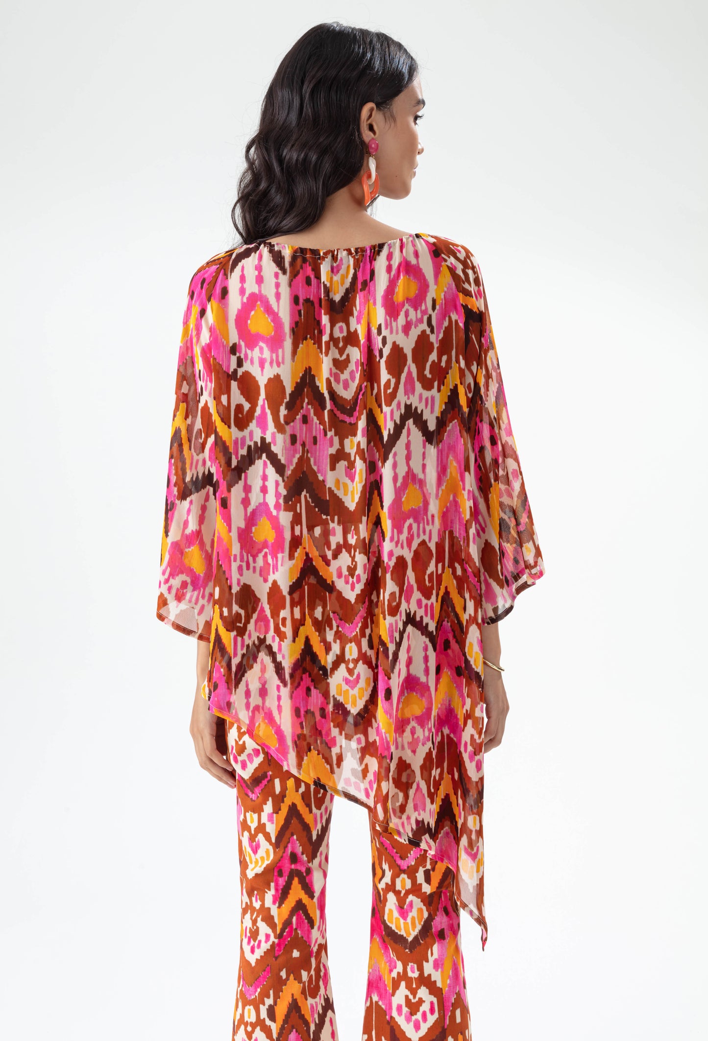Tunique Bombay imprimé ikat 3