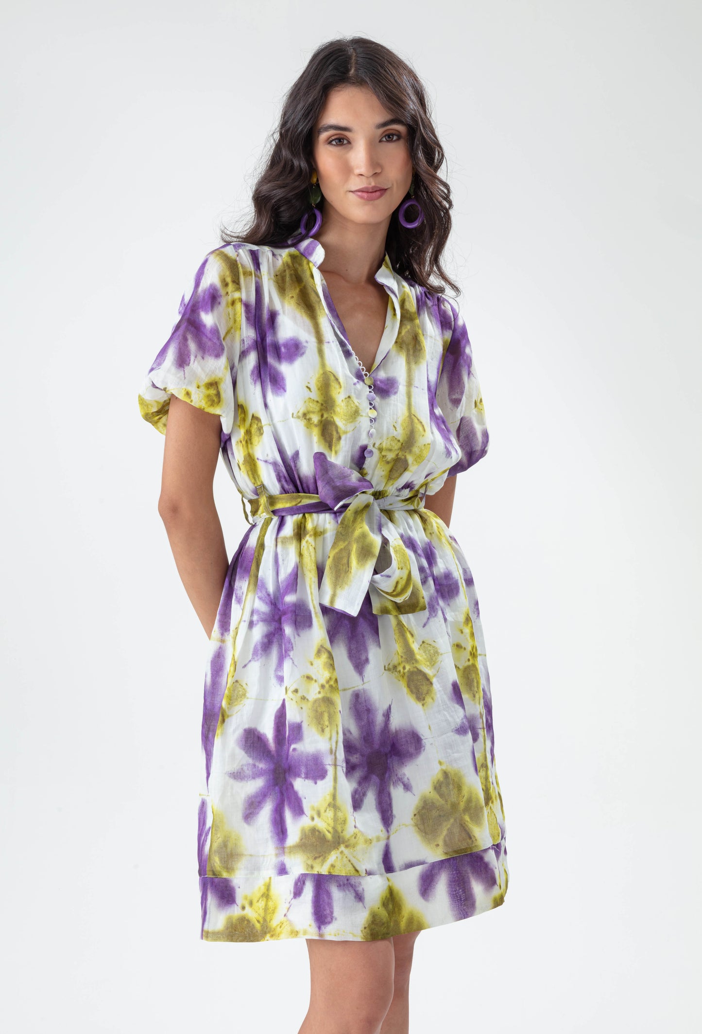 Robe Euphoria imprimé tie dye 1