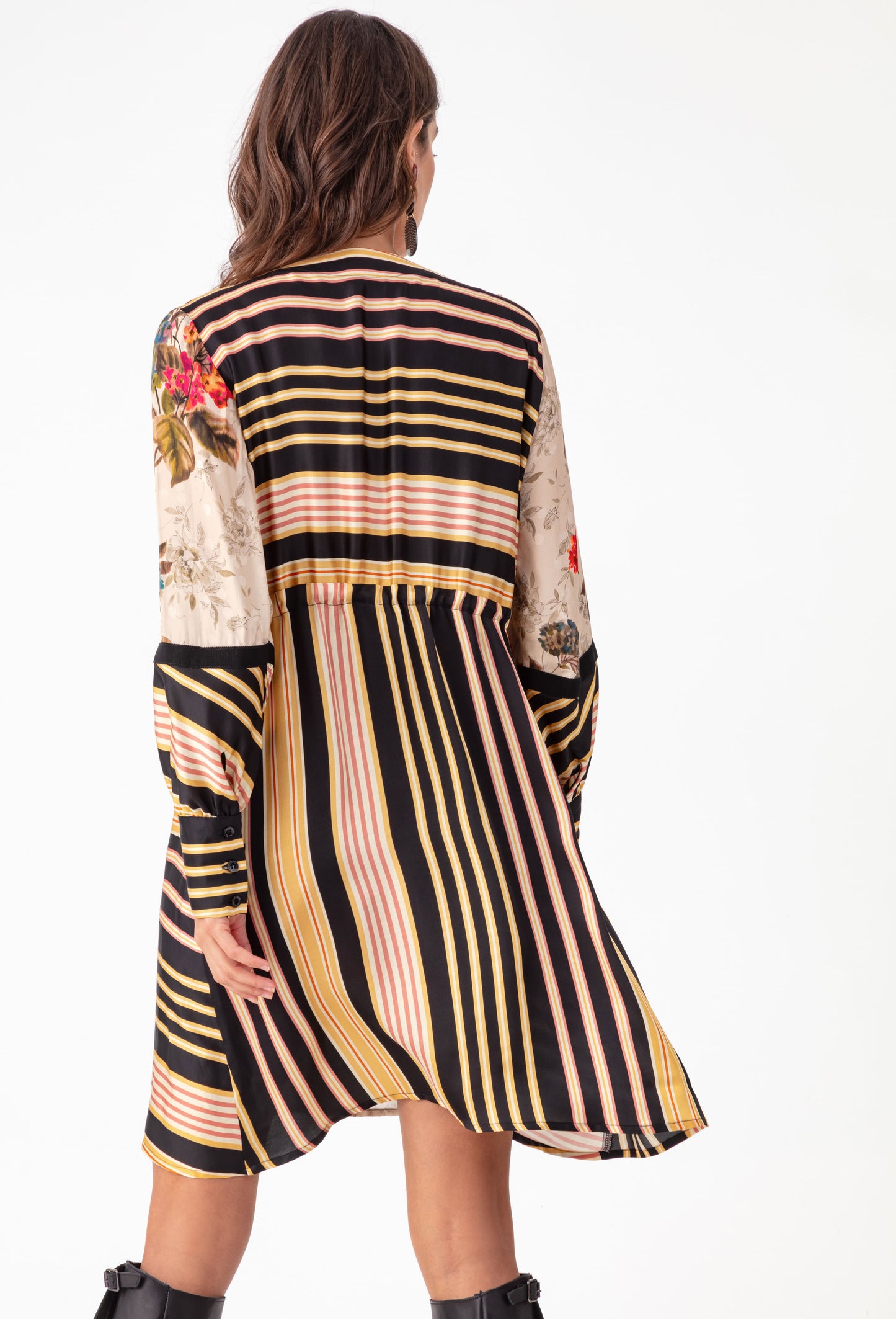 Robe courte Iris mix imprimé 3
