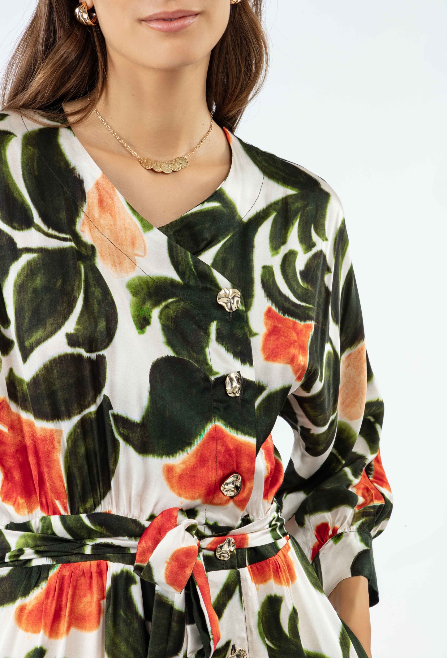 Robe longue Phoebe imprimée 2