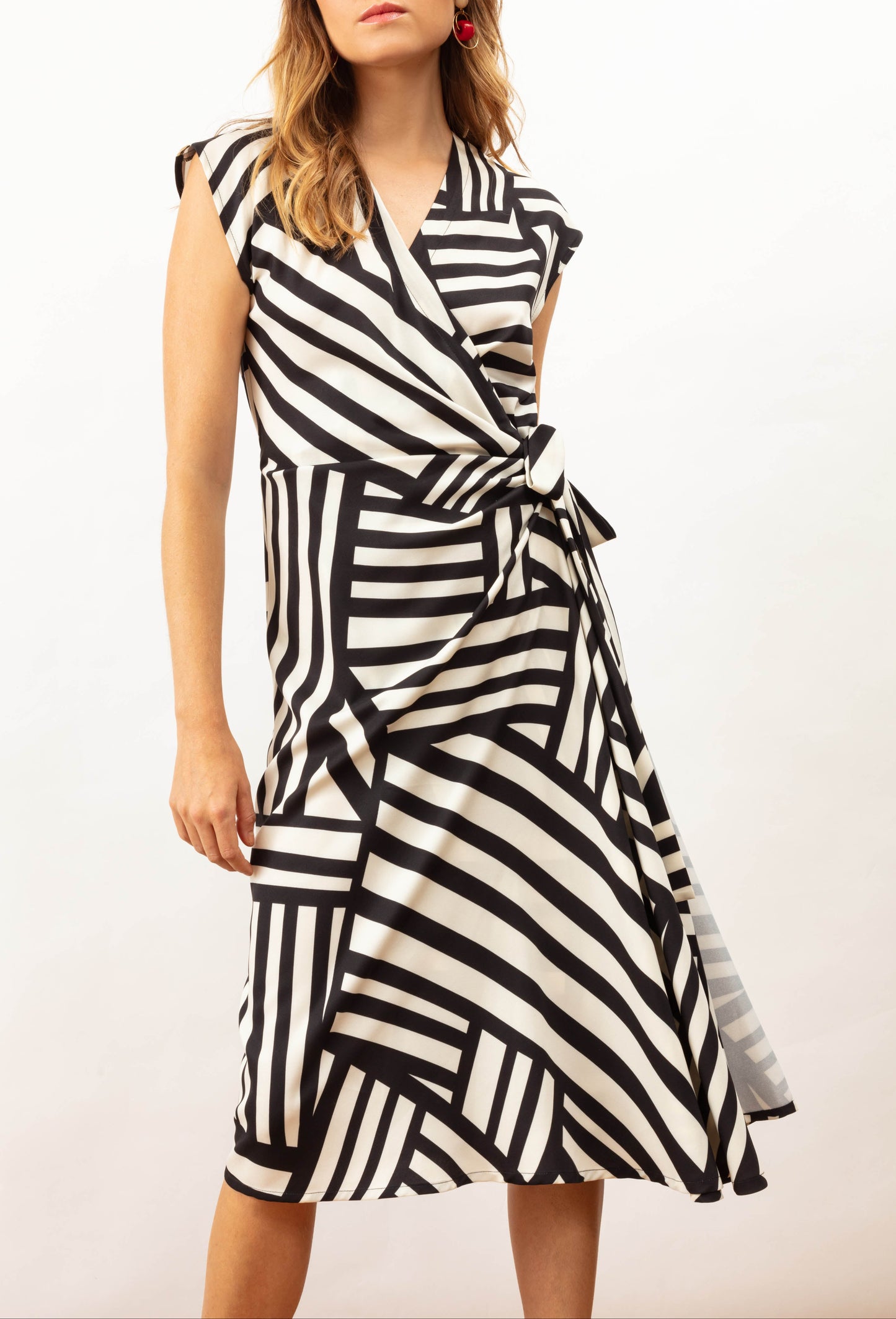 Robe Donatella à rayures 2