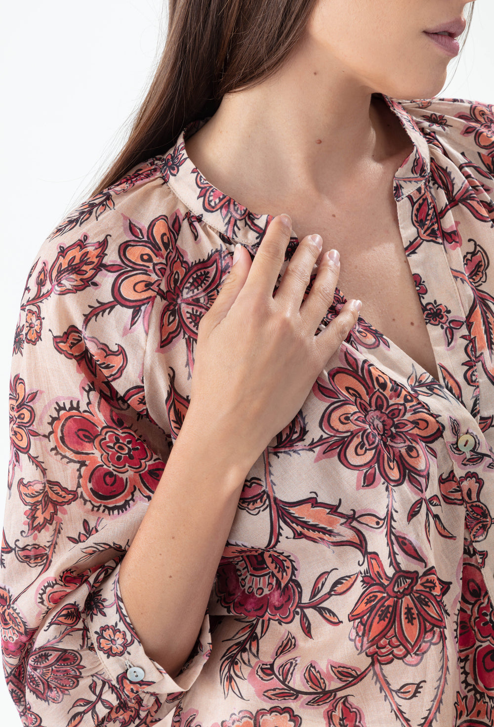 Chemise Diamant imprimé blossom 2