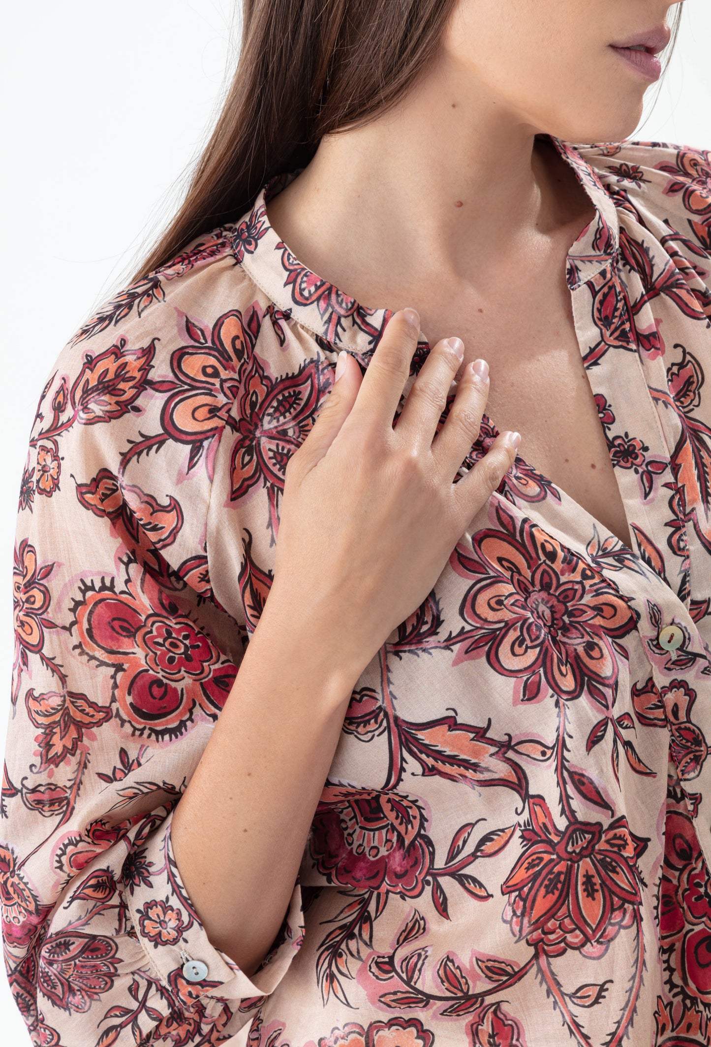 Chemise Diamant imprimé blossom 2