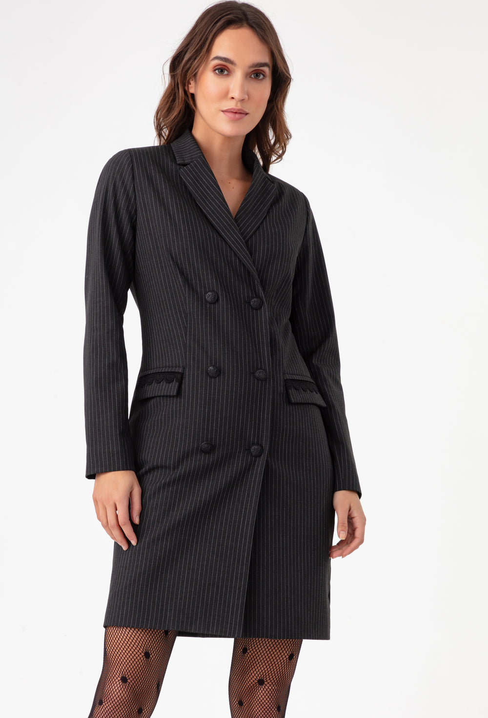 Robe blazer Lily noire 1