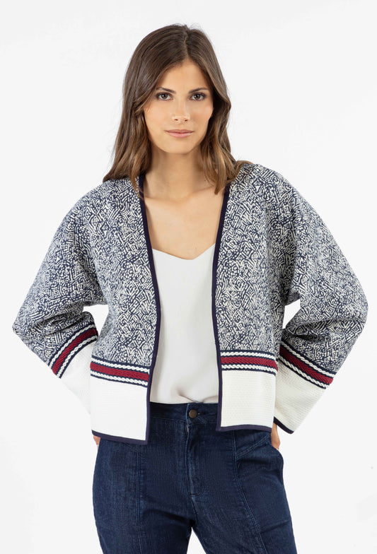 Veste oversize Casey imprimée 1