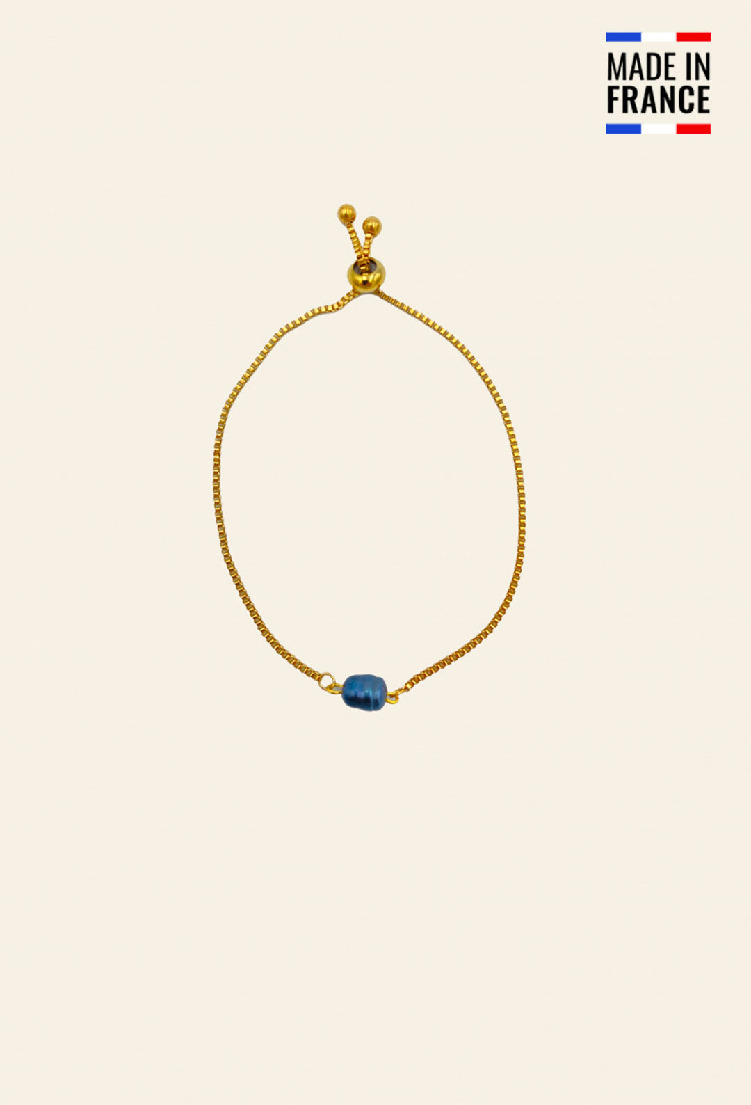 Bracelet Tramontane Perle Bleue 1
