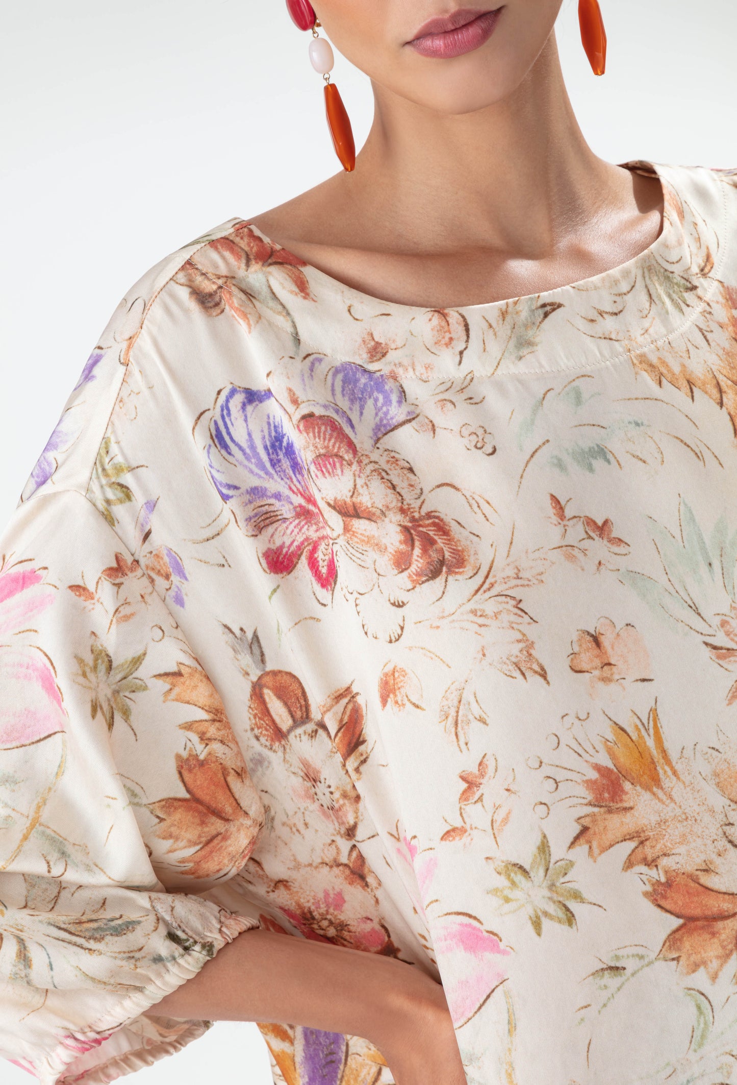 Blouse Jean imprimé papyrus 3