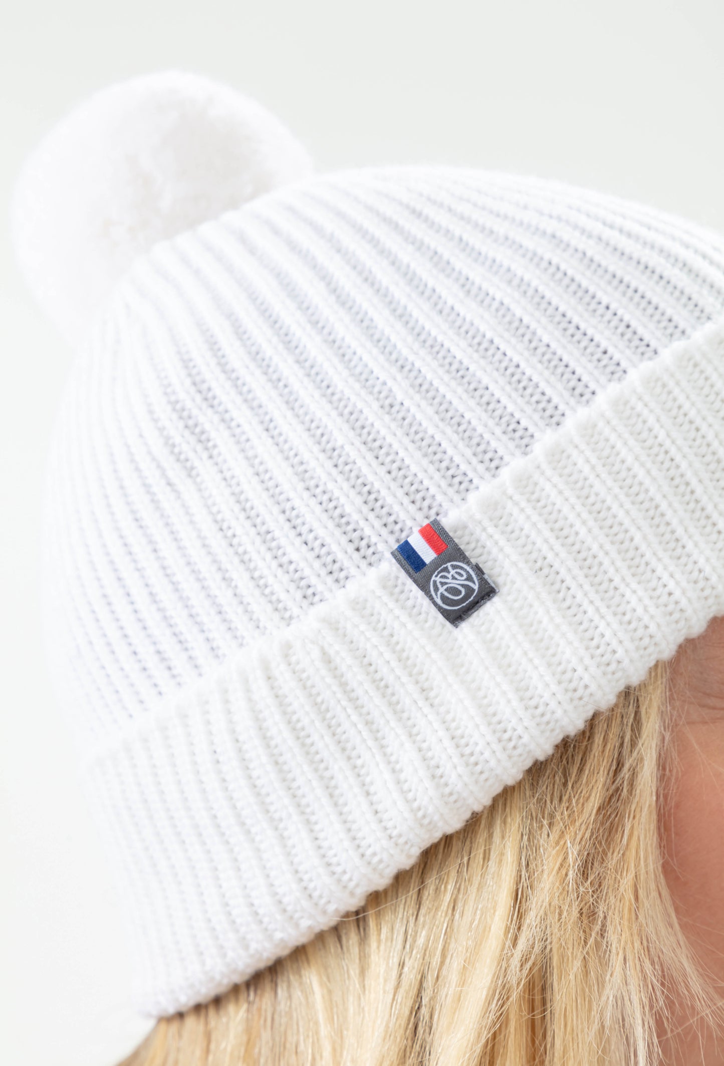 Bonnet Perrine écru 100% laine 2