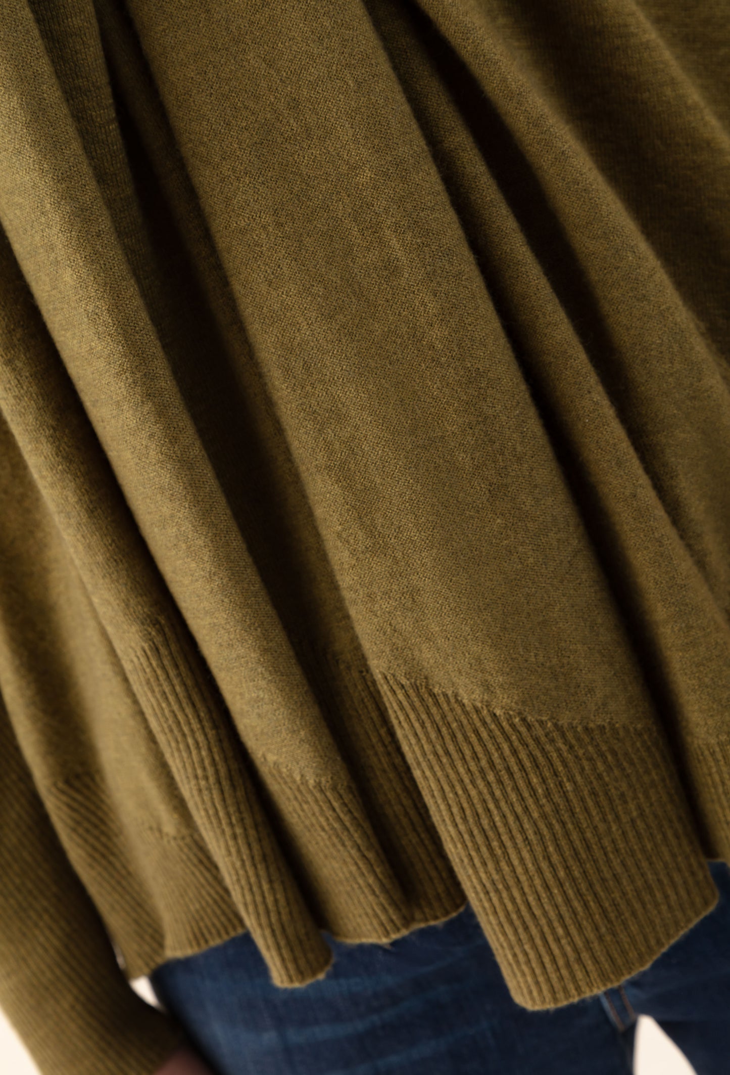 Echarpe Maya kaki 50% laine 2