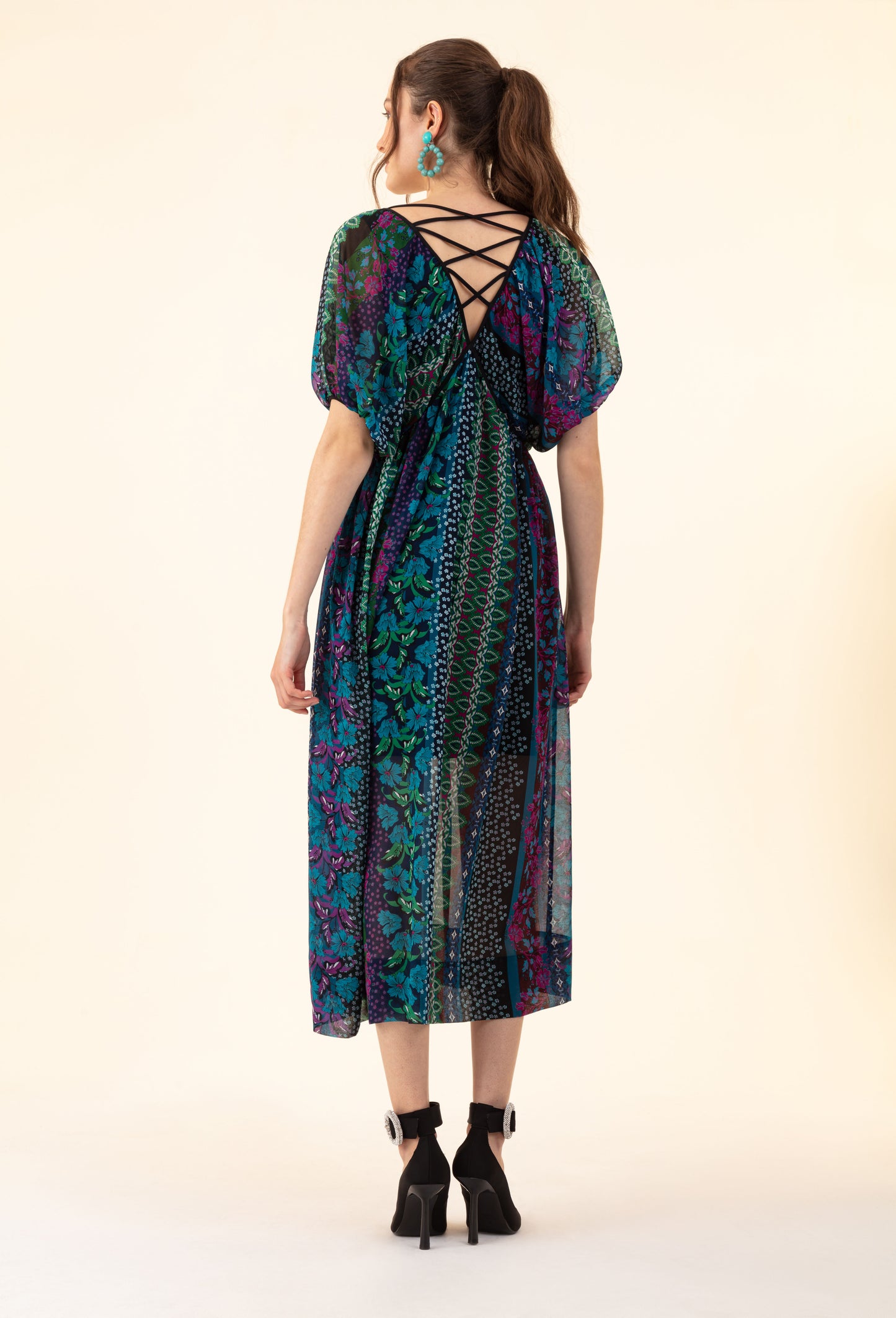 Robe Feerie imprimé fleuri 3