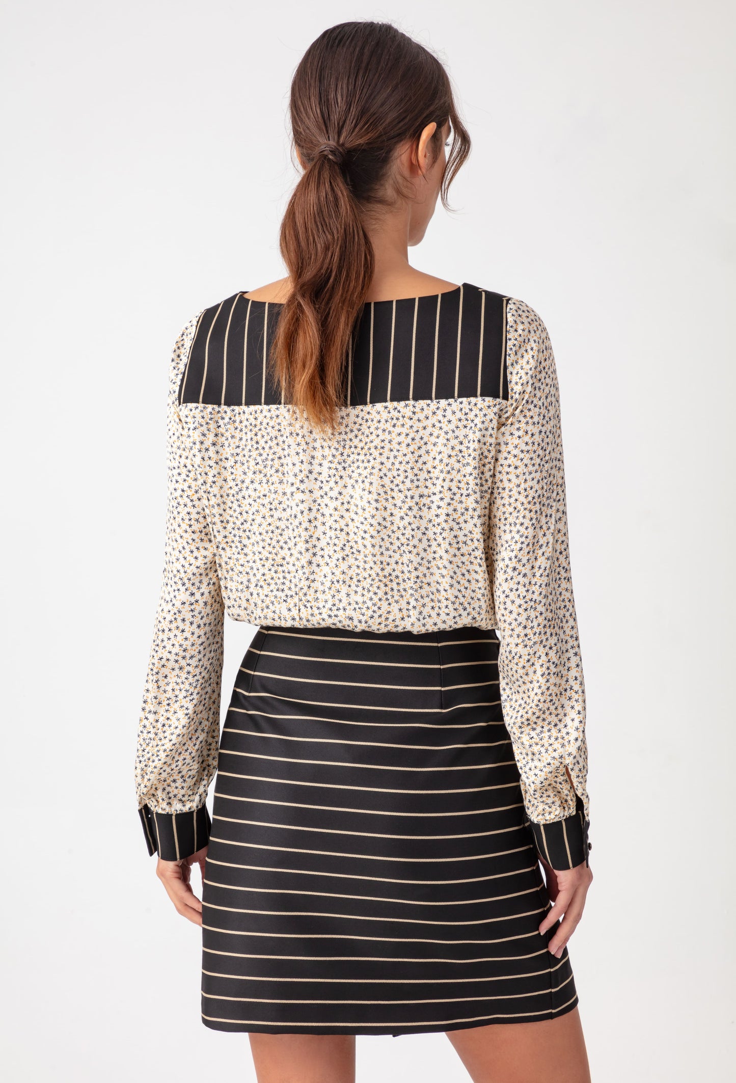 Robe courte Louna bi-matière 4